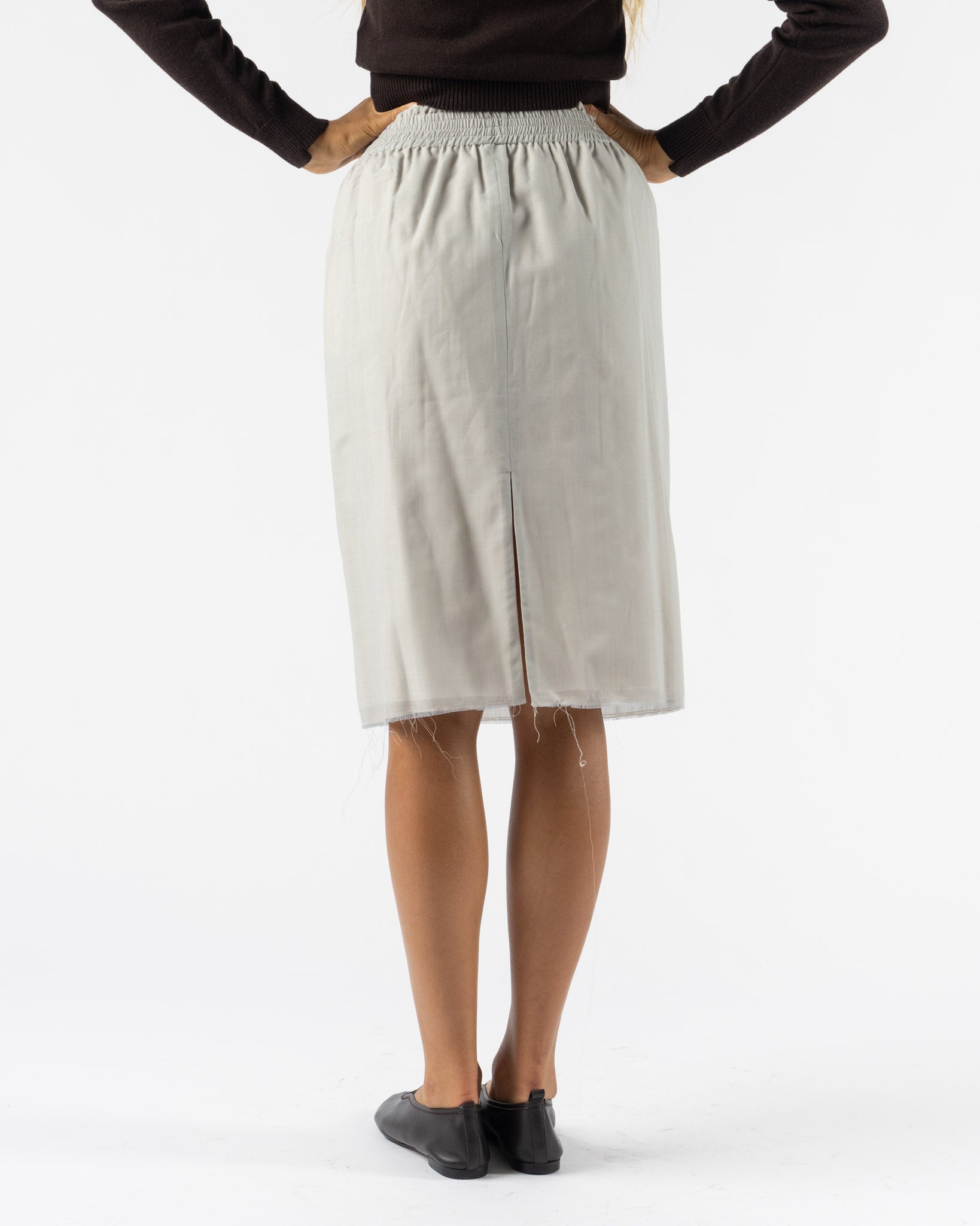 Camiel Fortgens Grandma Skirt in Light Grey