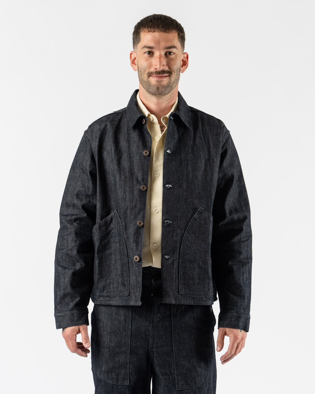 Graziano & Gutierréz Vaquero Jacket in Brown Cotton Denim