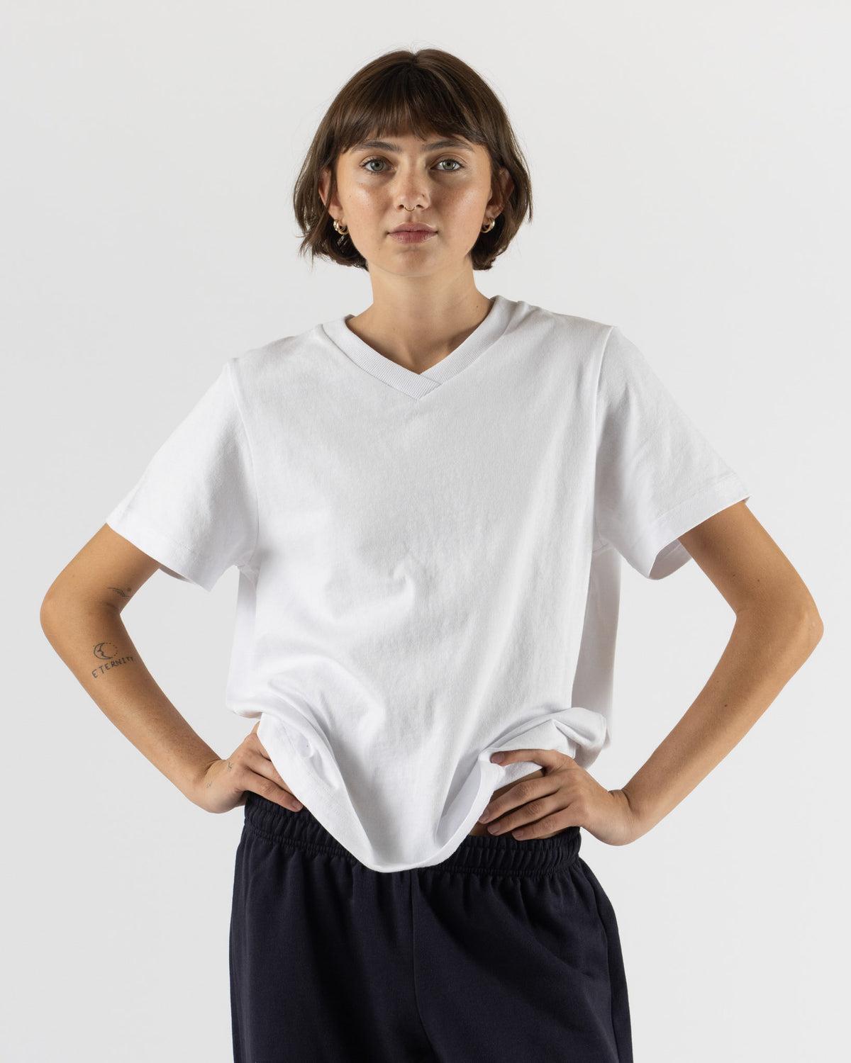 H-O-R-S-E The Tee in White
