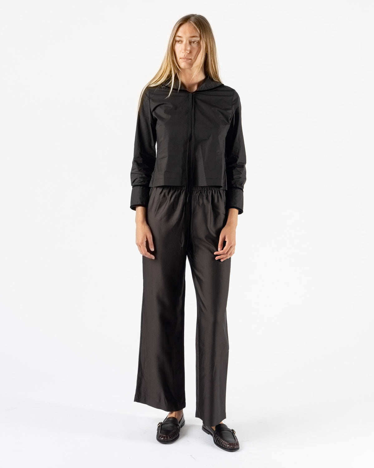 Hai Olive Blouse in Black