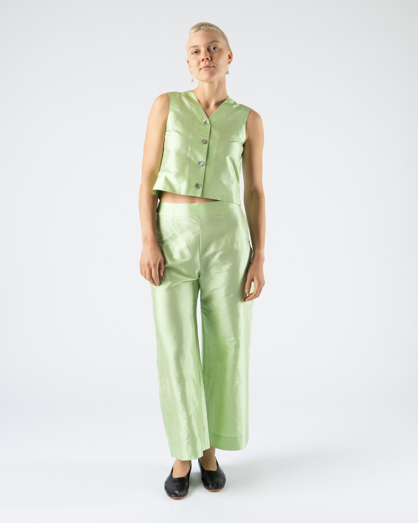 Hai Colette Vest in Light Green