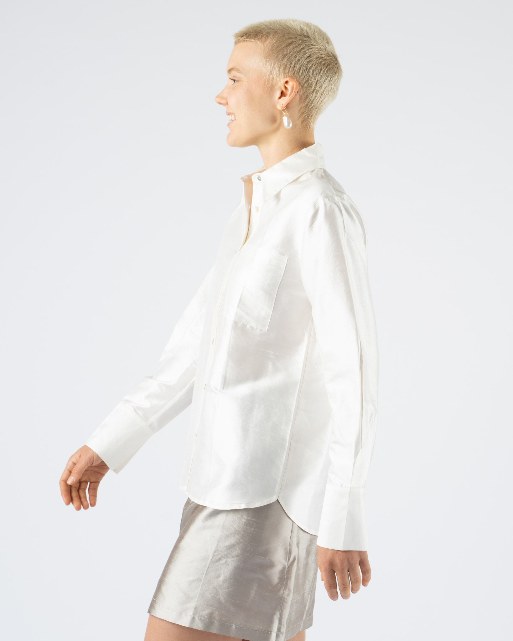 Hai Floris Shirt in Ivory
