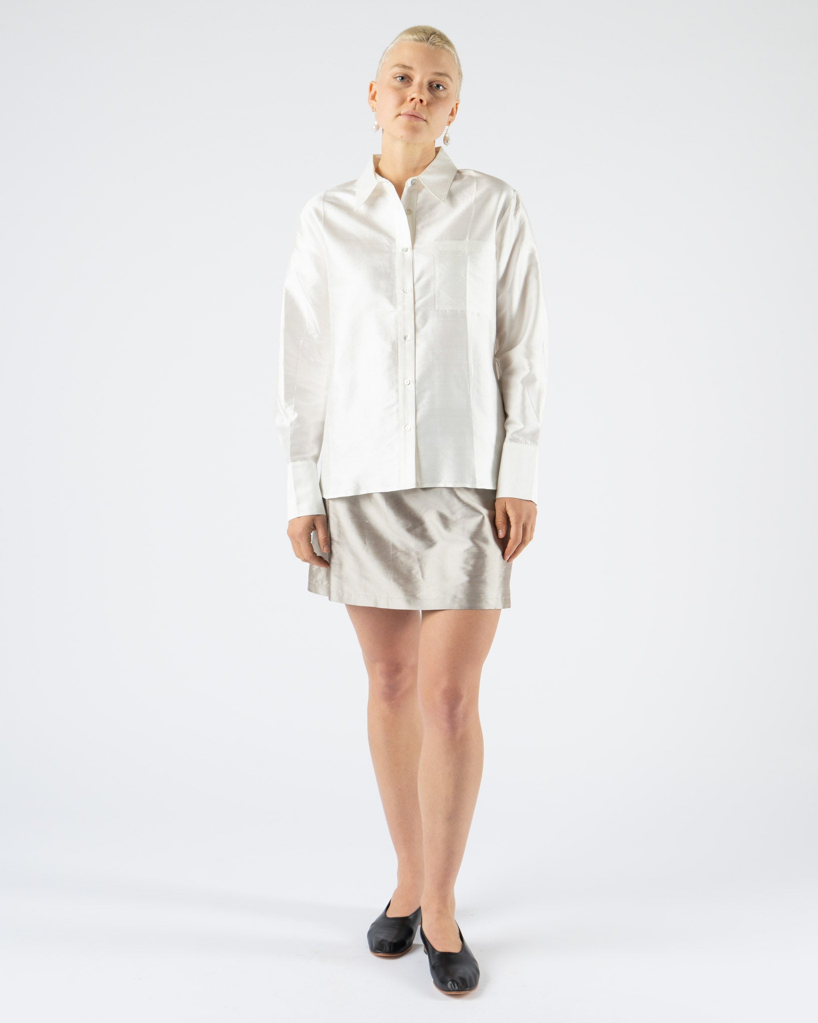 Hai Floris Shirt in Ivory