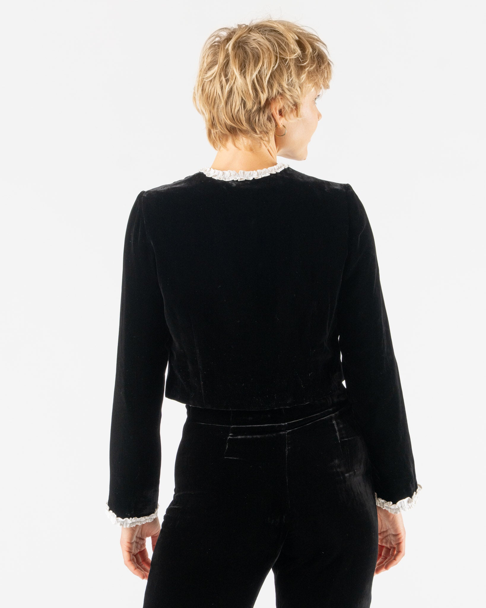 Hai Madeleine Jacket in Black & Ivory