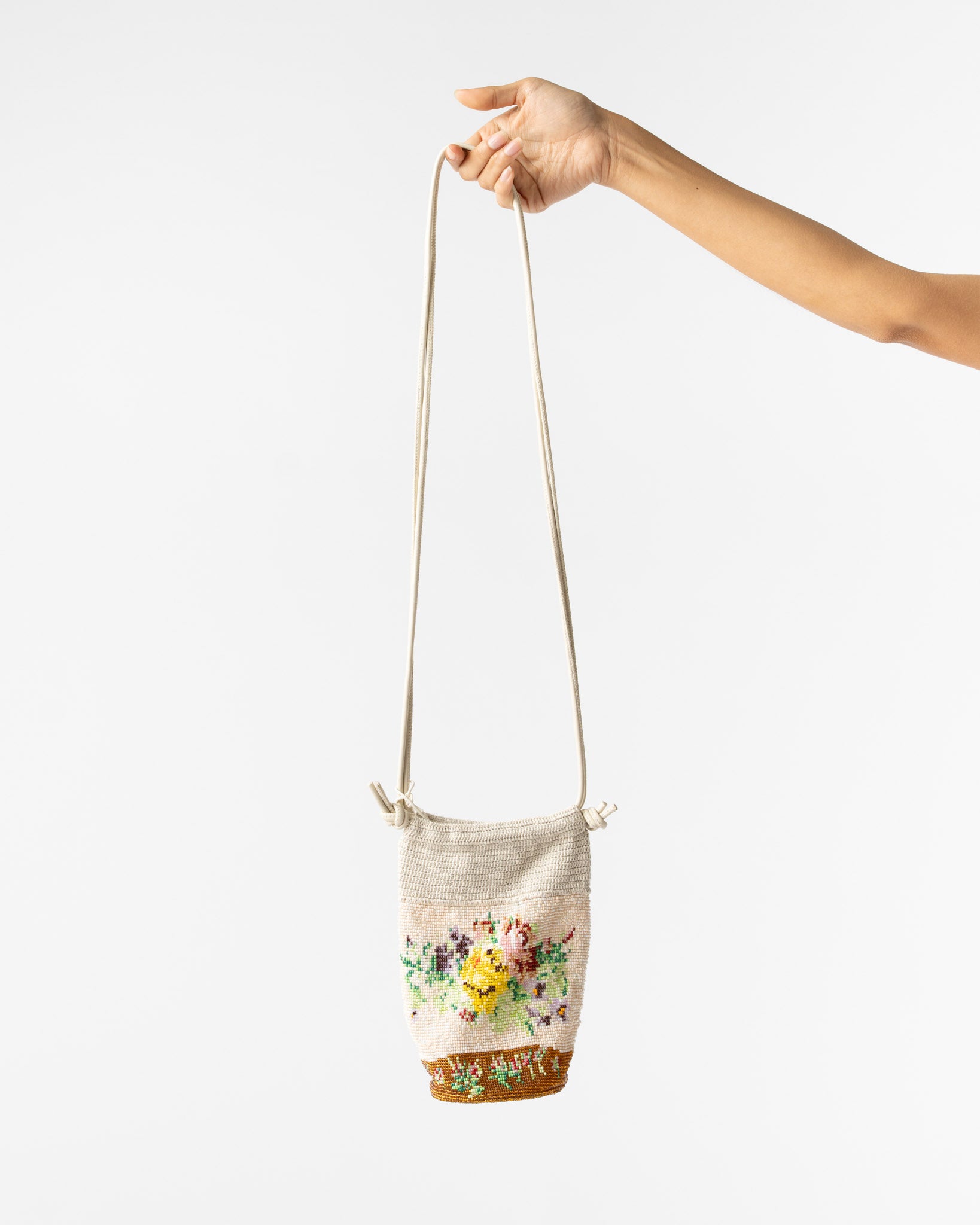 Cordera Handmade Beaded Bag in Crochet