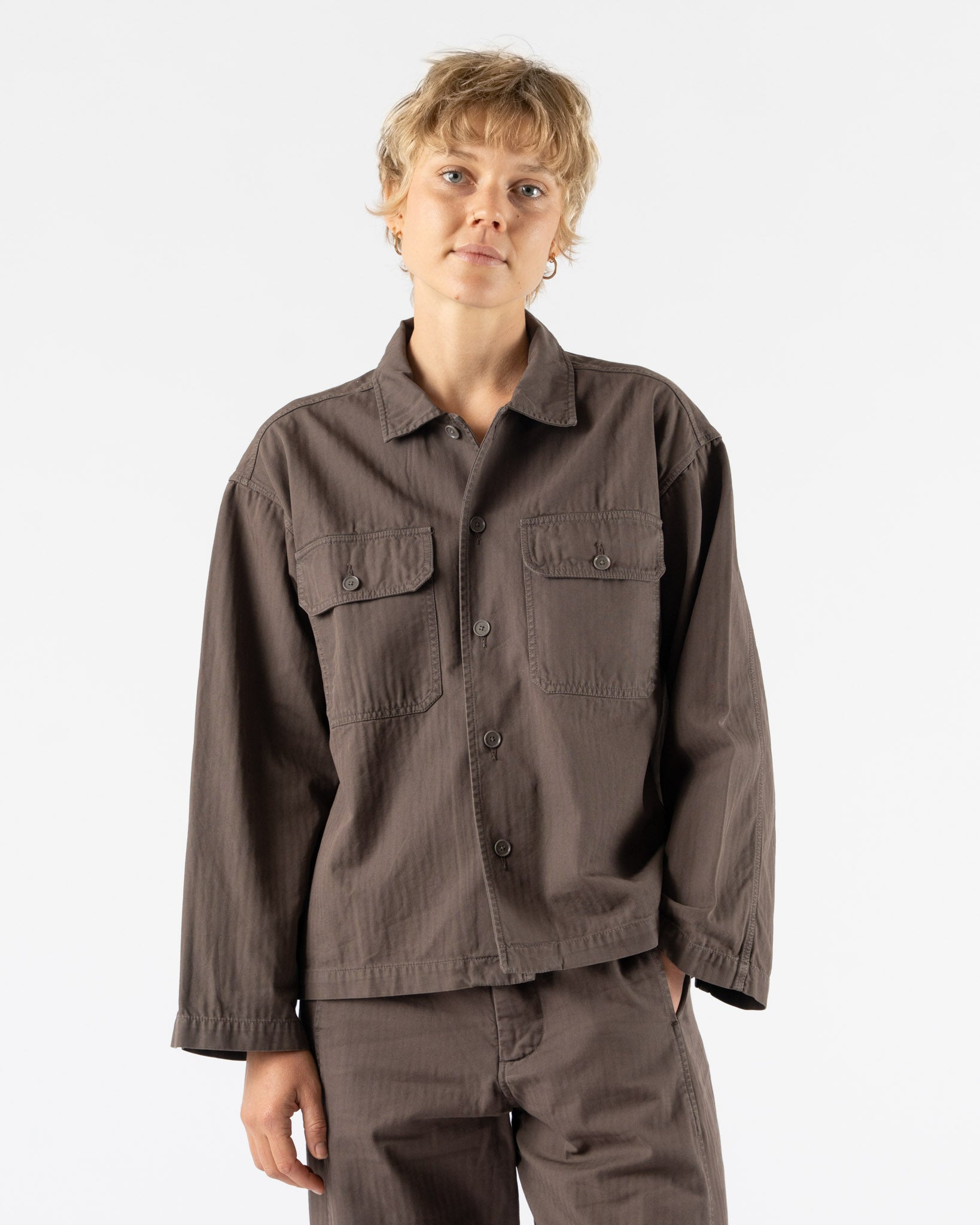 Shaina Mote Highlands Shirt in Ermine