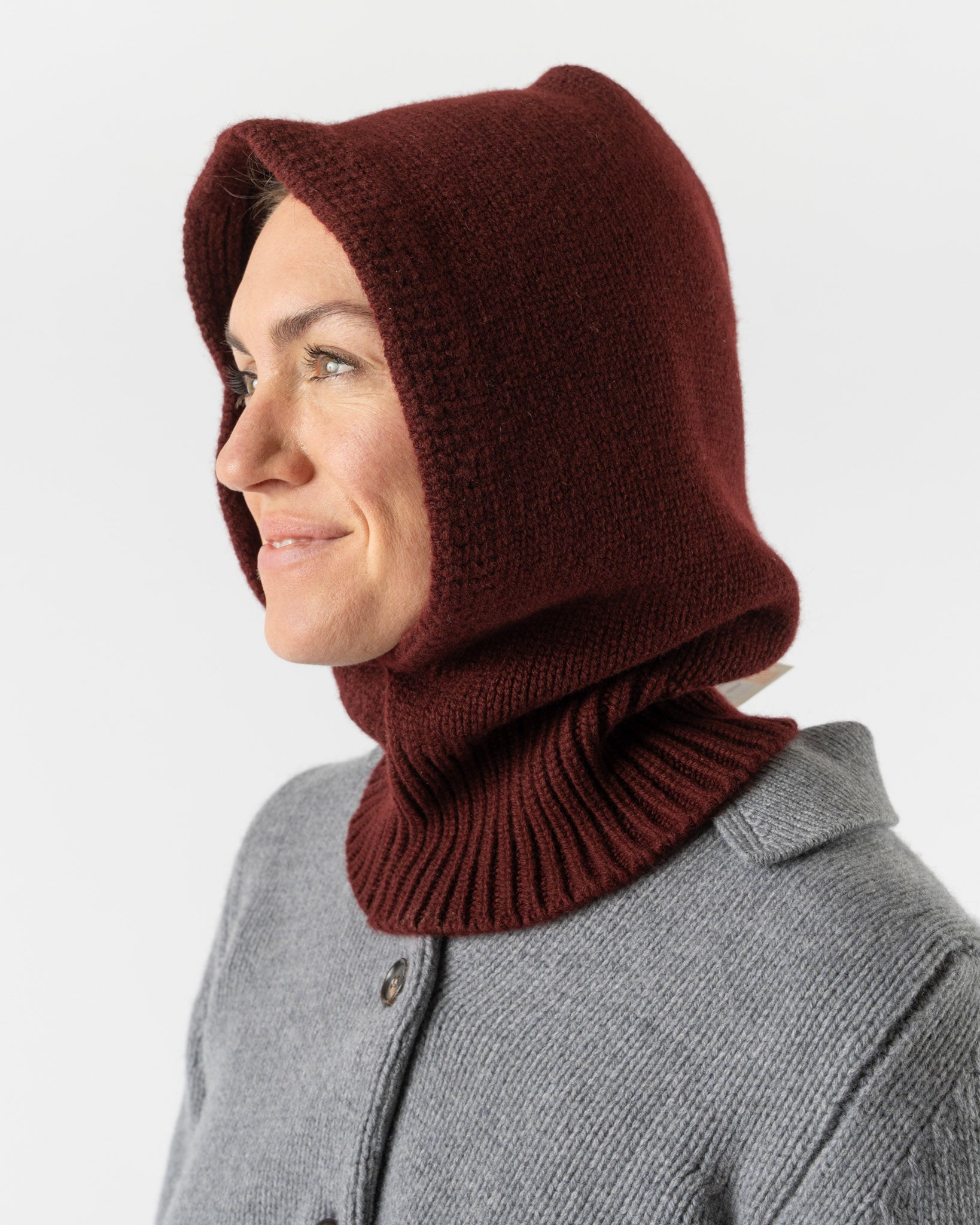 &Daughter Hood in Burgundy