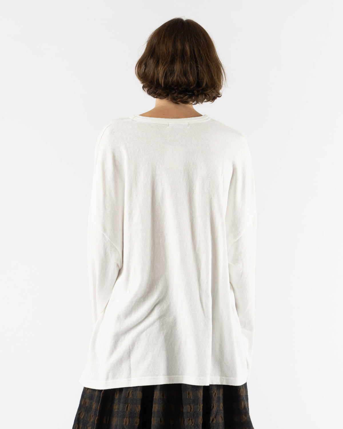 Ichi Antiquités Loose Knit Pullover in White
