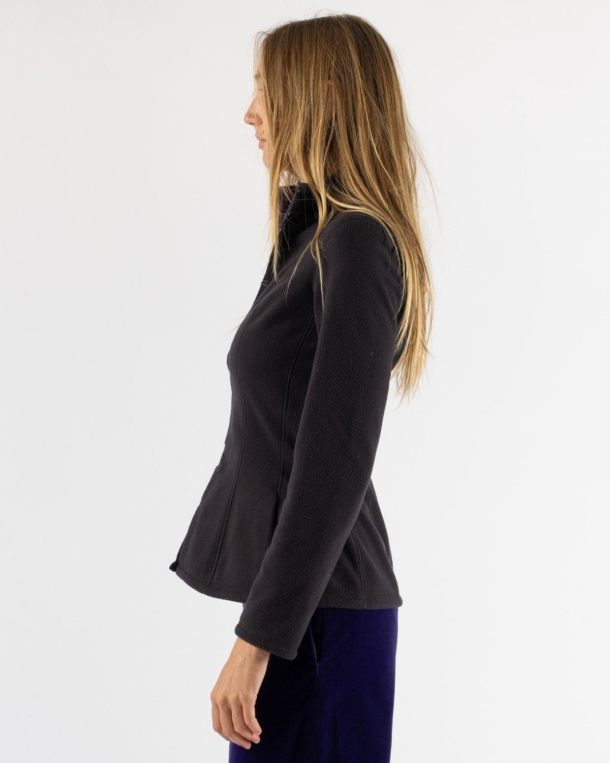 Colleen Allen Shaped Victorian Fleece in Black