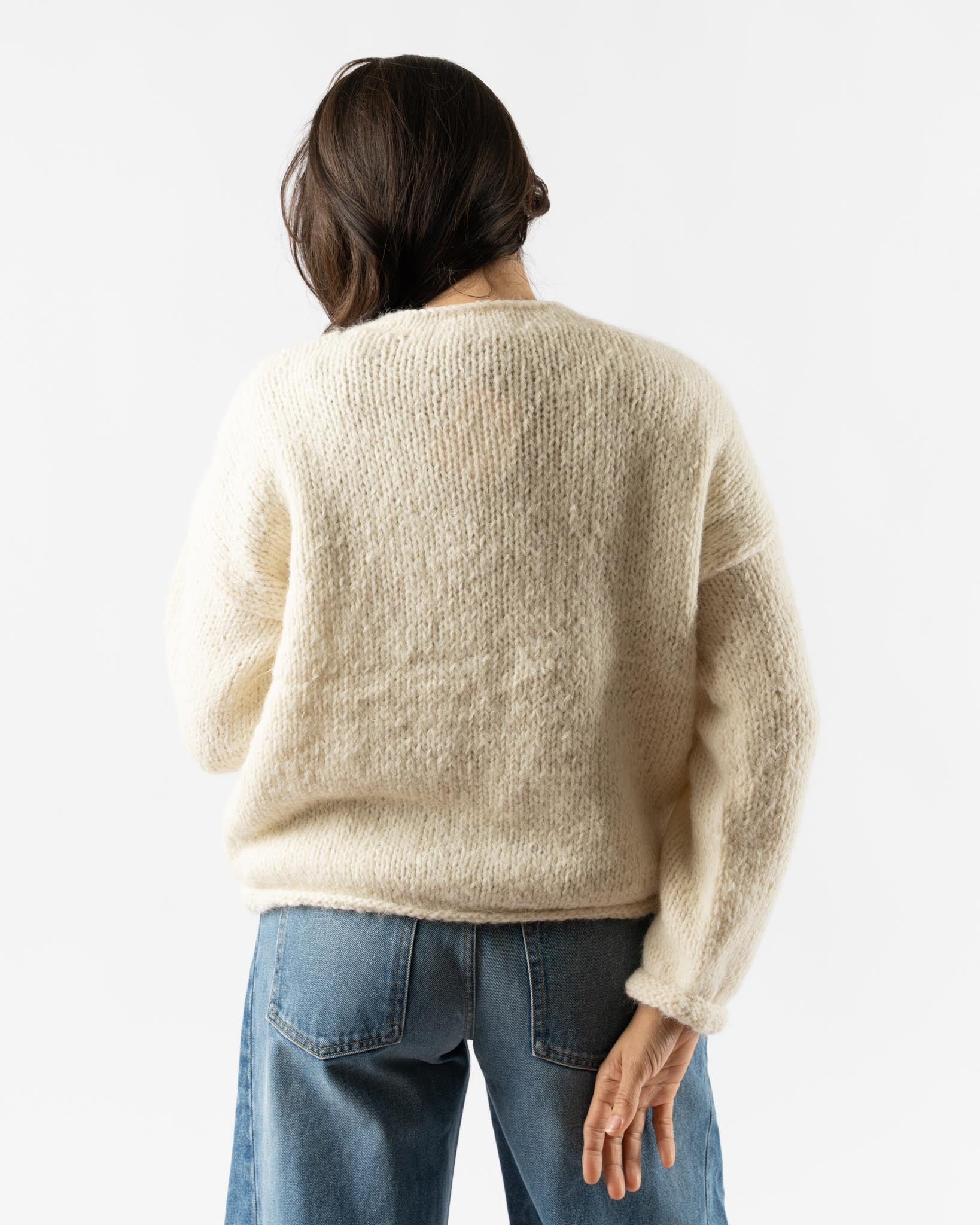 Ichi Antiquités Suri Pullover in White