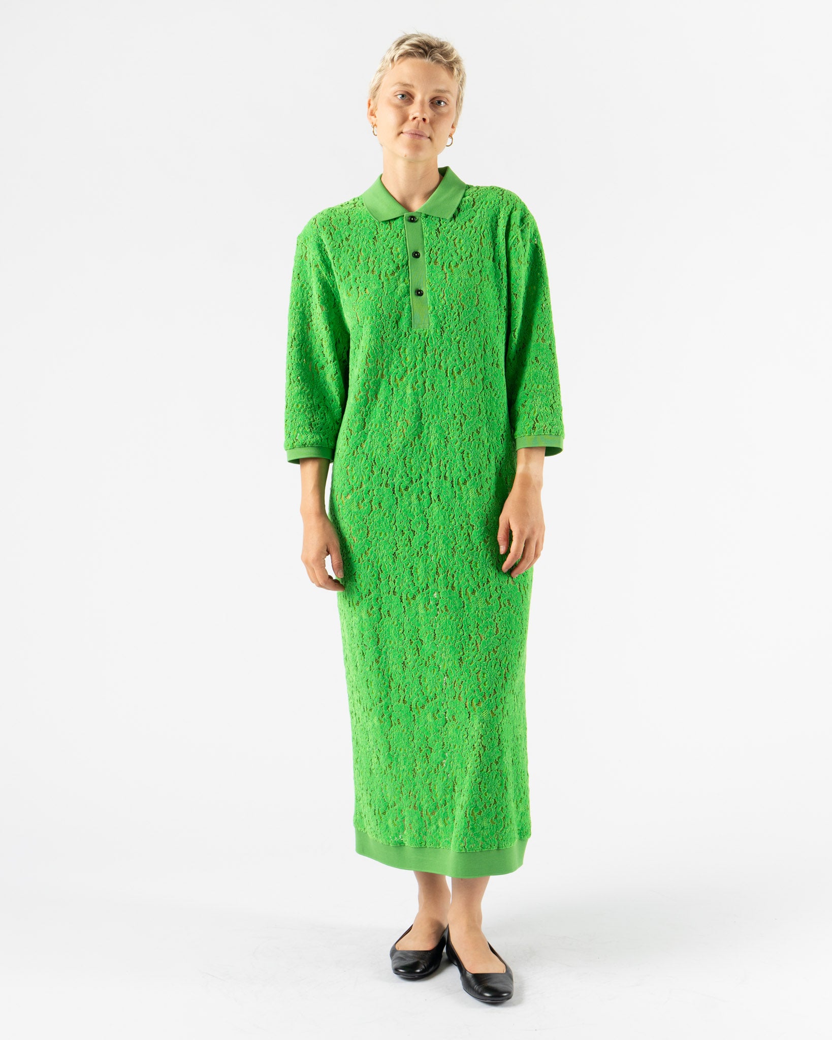 Pre-Owned: Henrik Vibskov Polo Dress in Green