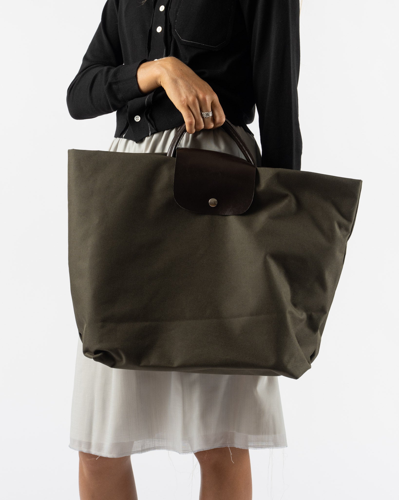 Camiel Fortgens Puffed Shopper Bag in Green