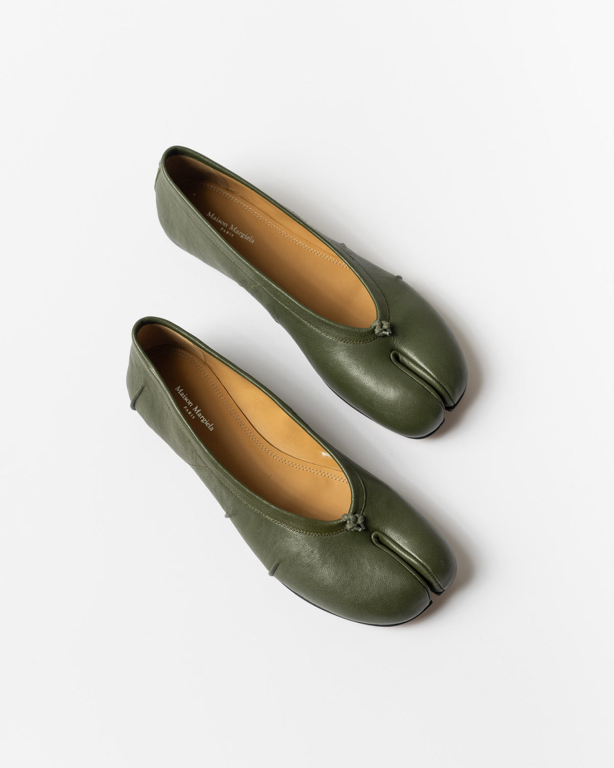 Maison Margiela Tabi Ballerina New in Forest Green