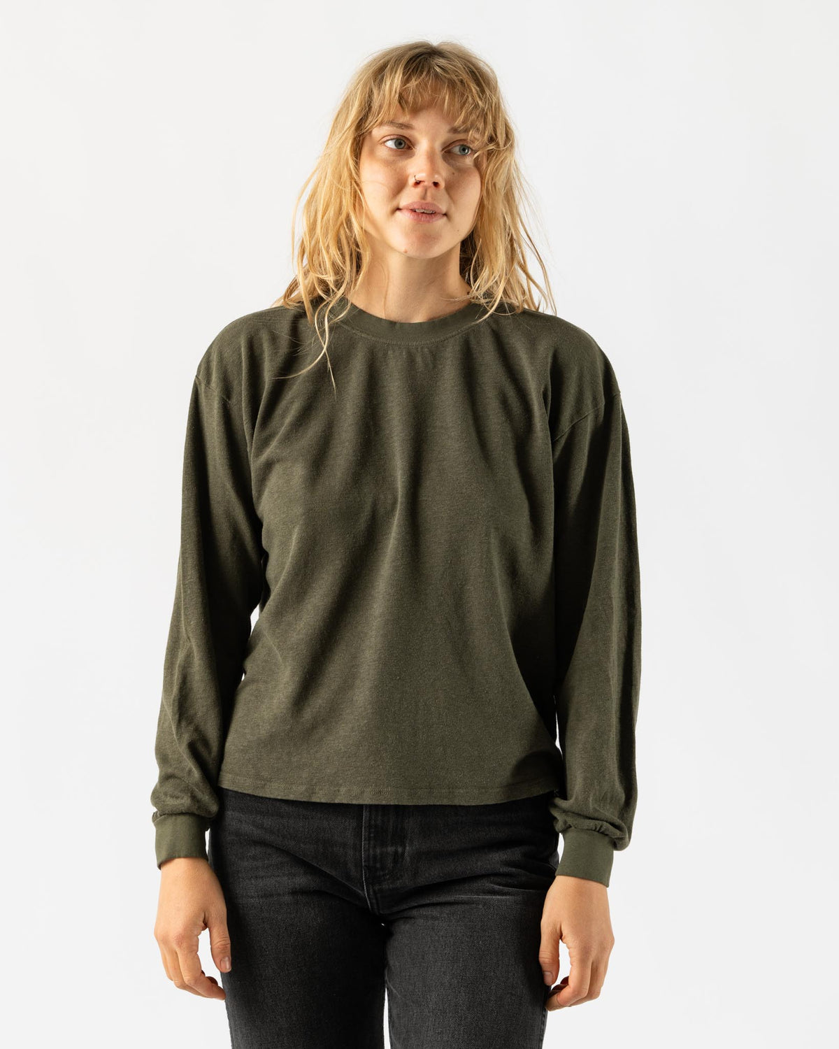 Jungmaven Cropped Longsleeve. Curated at Jake and Jones a Santa 