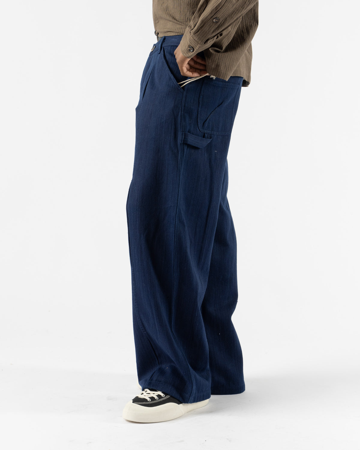 Kartik Research Shanti Pant in Indigo