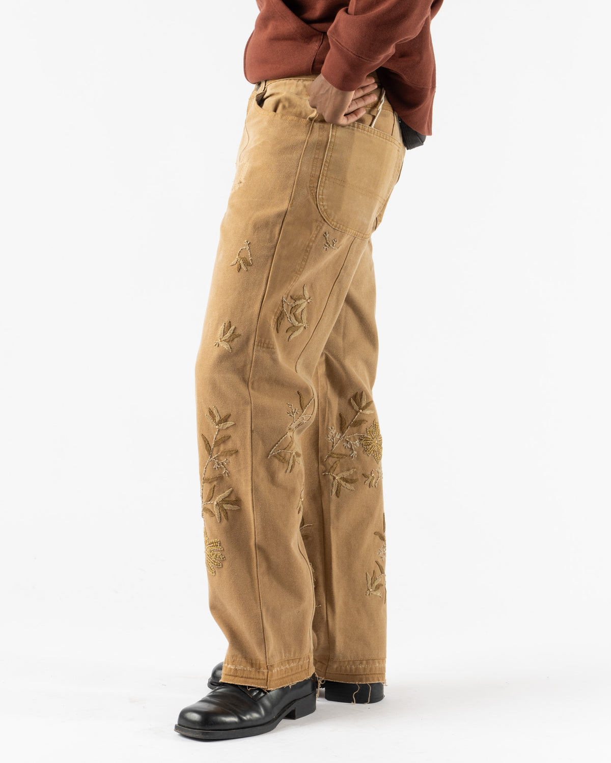 Kartik Research Upcycled Workwear Pant in Canvas
