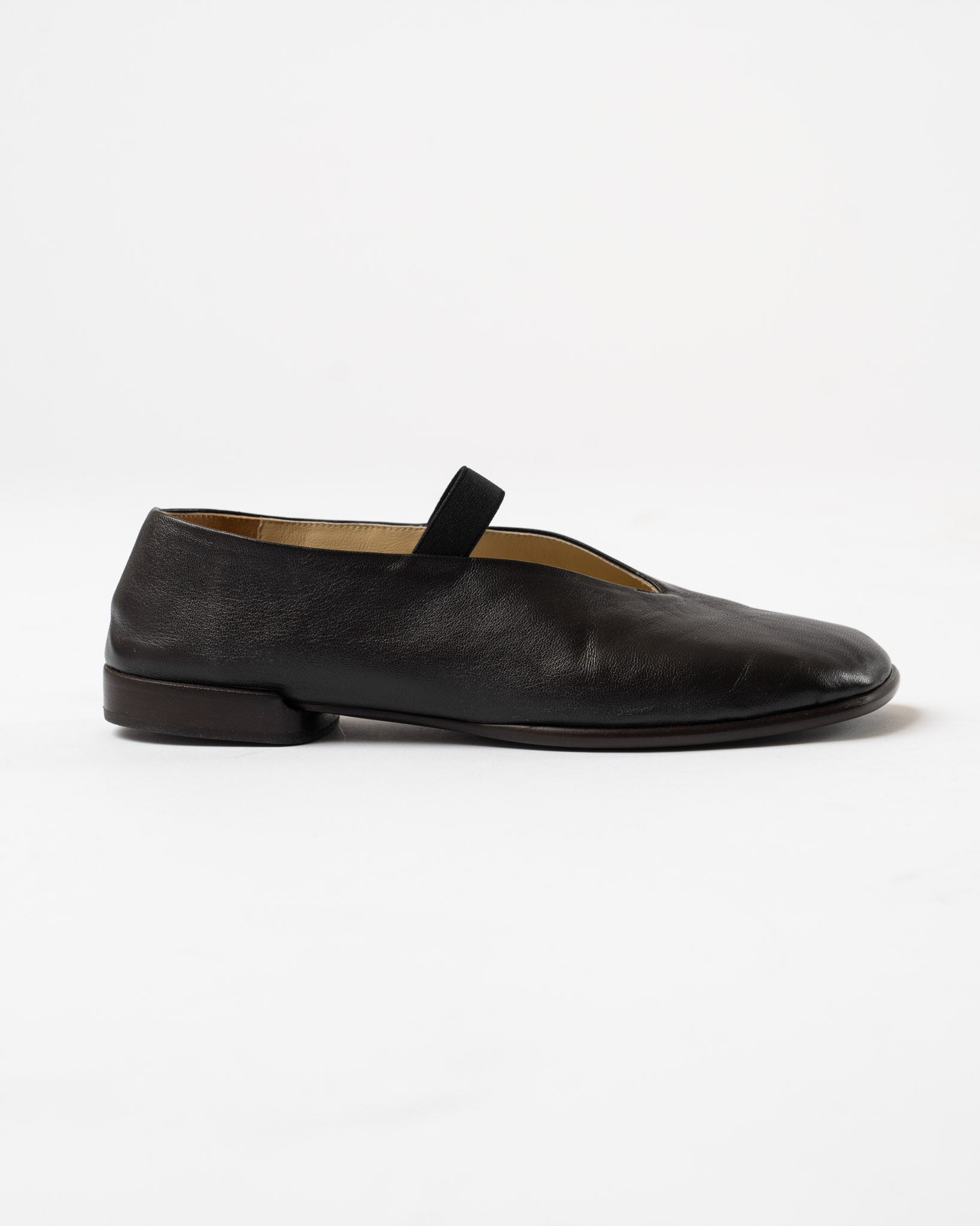 Lemaire Glove Ballerina in Dark Chocolate Curated at Jake and Jones