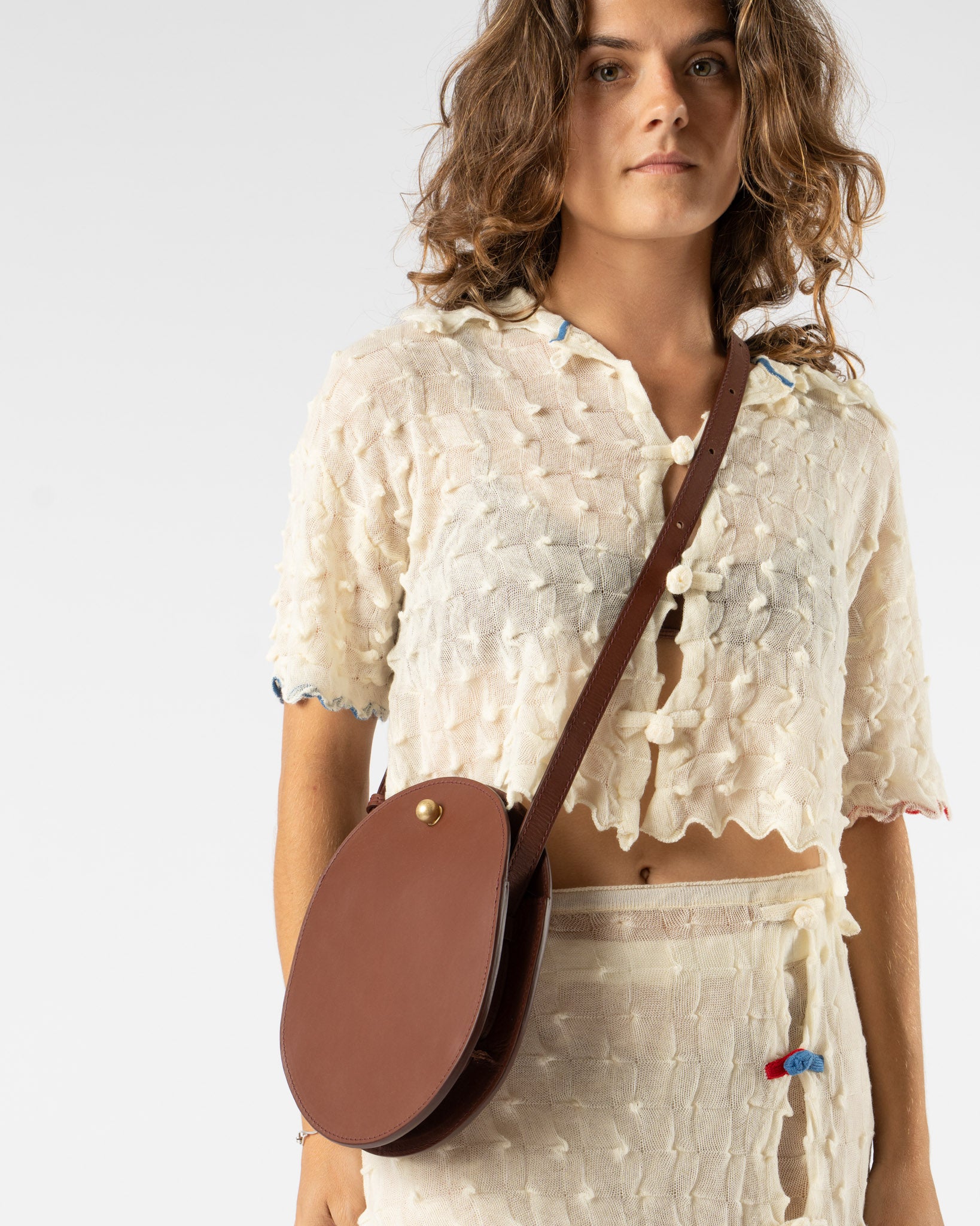 LINDQUIST Eggi in Brick Vachetta