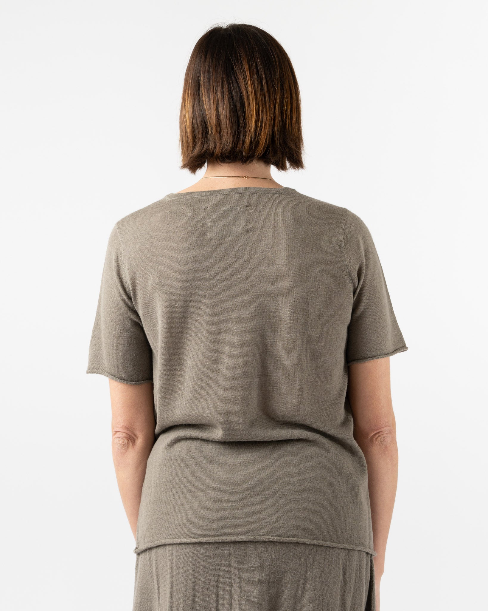 Lauren Manoogian Super Fine Tee in Concrete