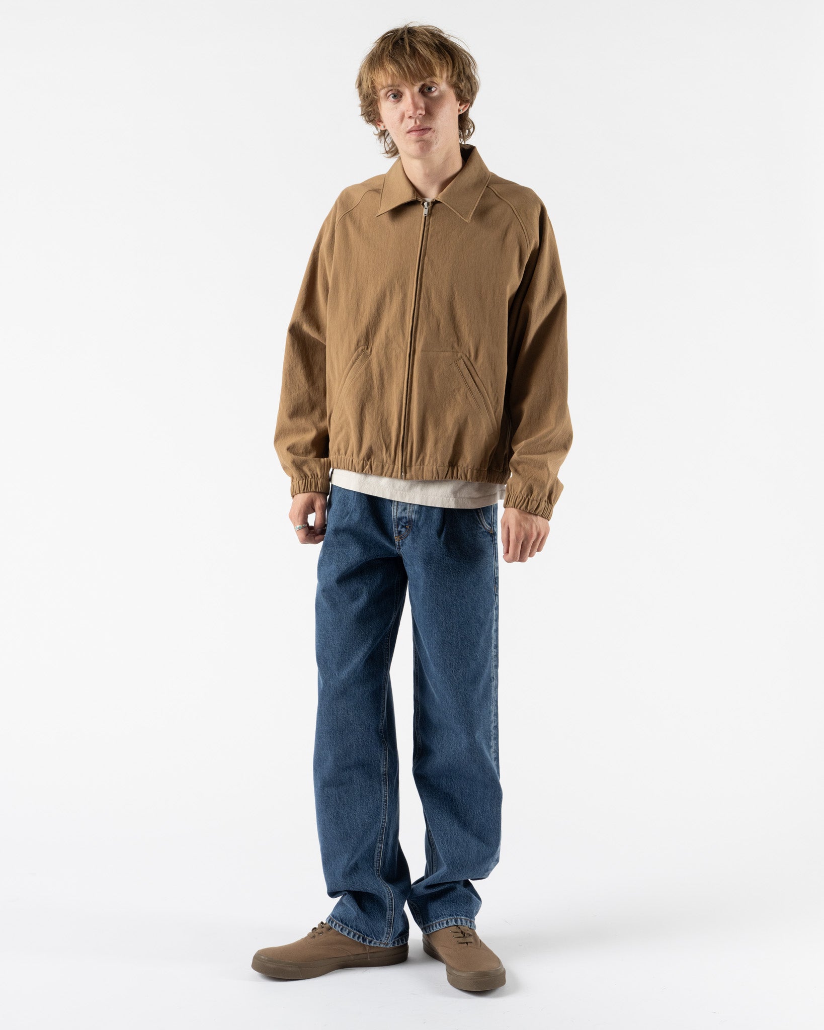 Lady White Co. CL Canvas Coach Jacket in Khaki