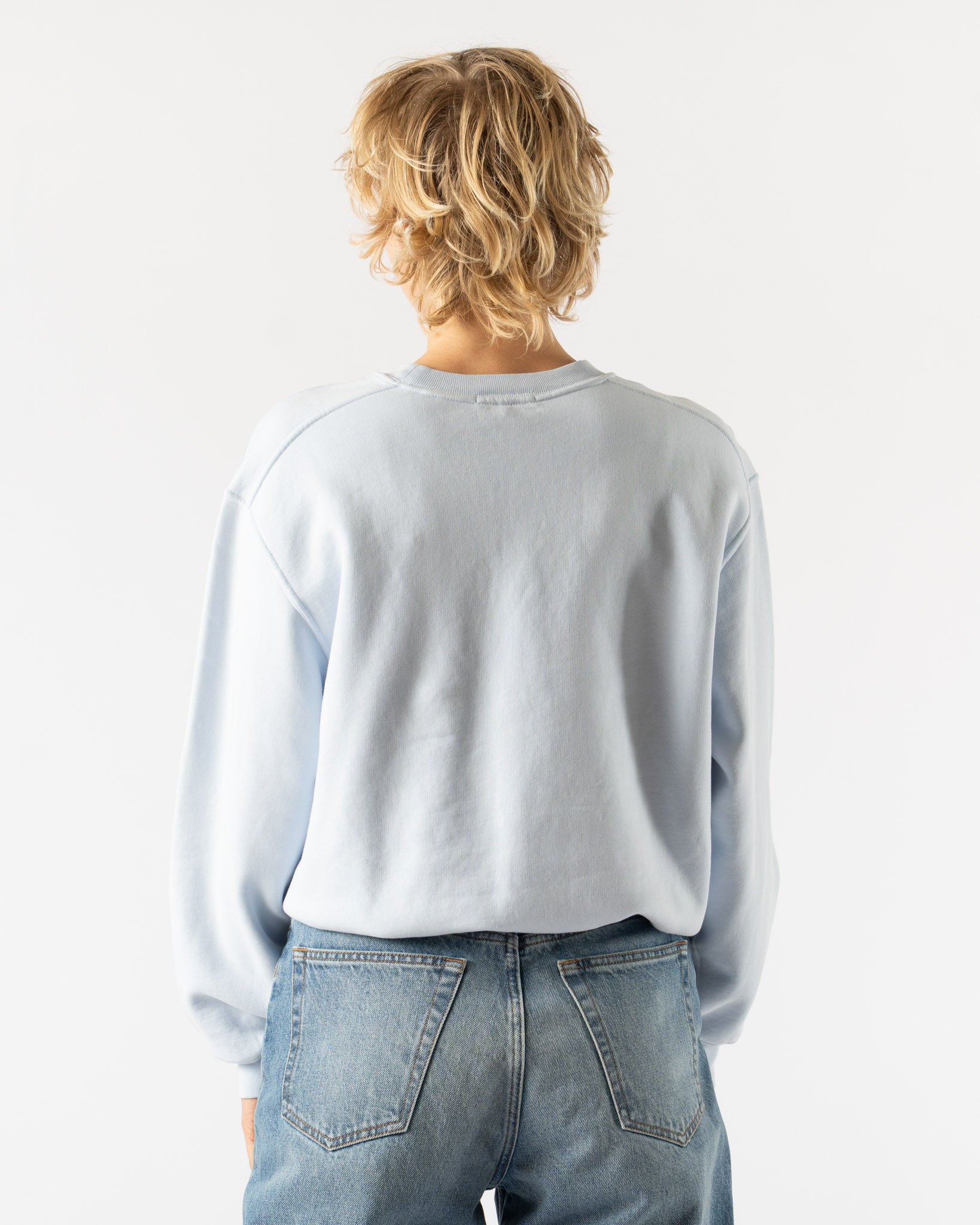 Lady White Co. Mini Crewneck in Pale Blue