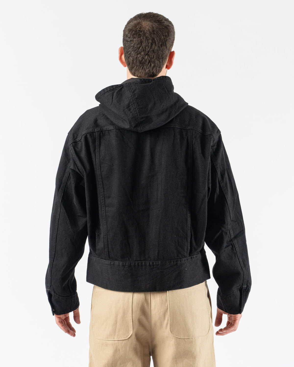 Lady White Co. x PHIGVEL Hooded Denim Blouson in Black