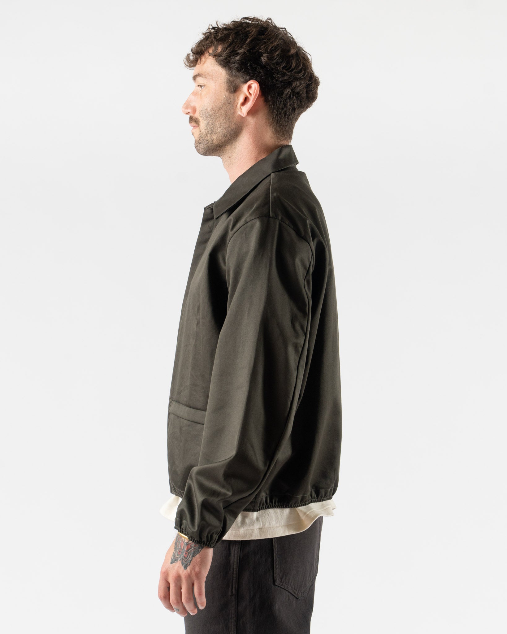 Lady White Co. Point Jacket in Black Olive
