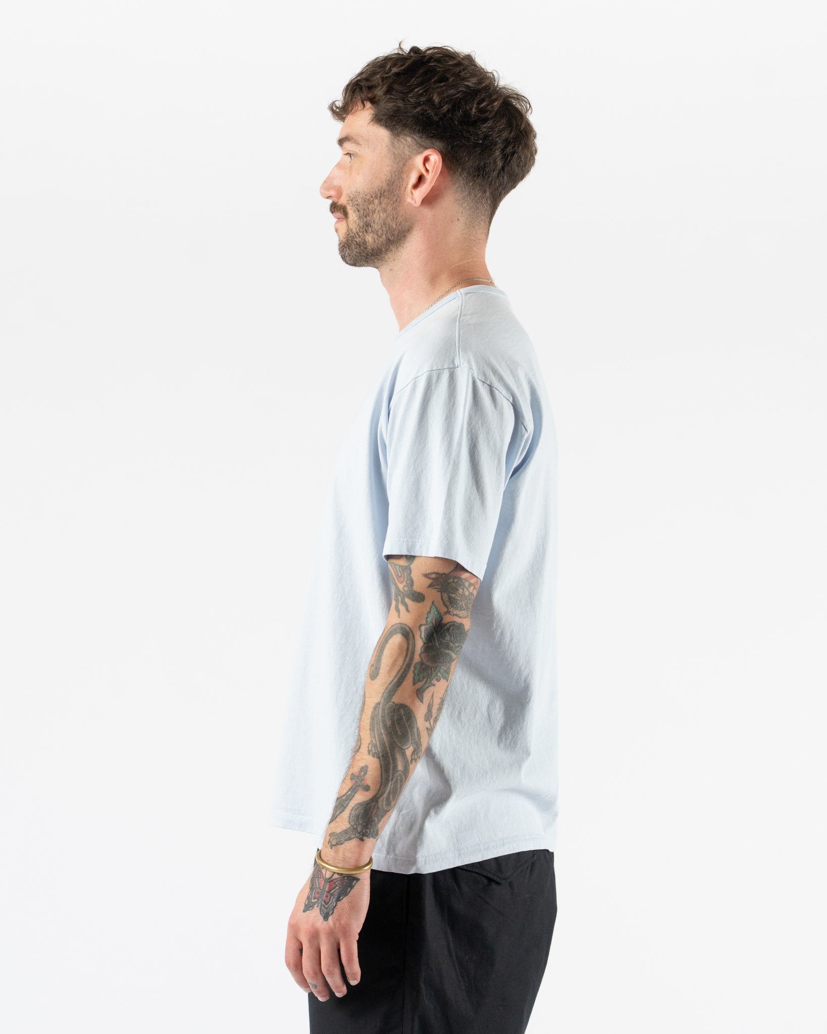 Lady White Co. LW101S Our T-Shirt in Pale Blue