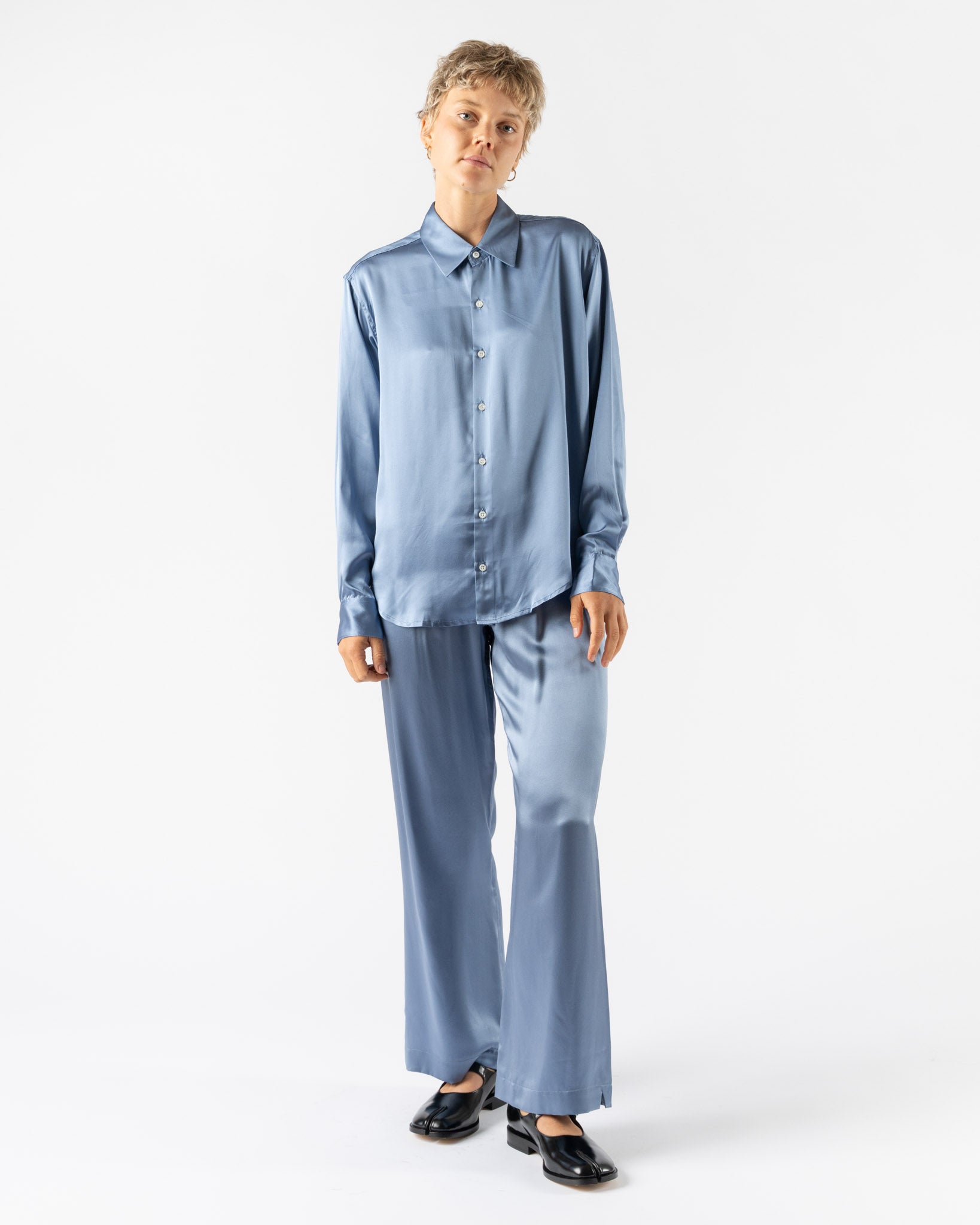 Comme Si La Boxer Alta in Silk Periwinkle
