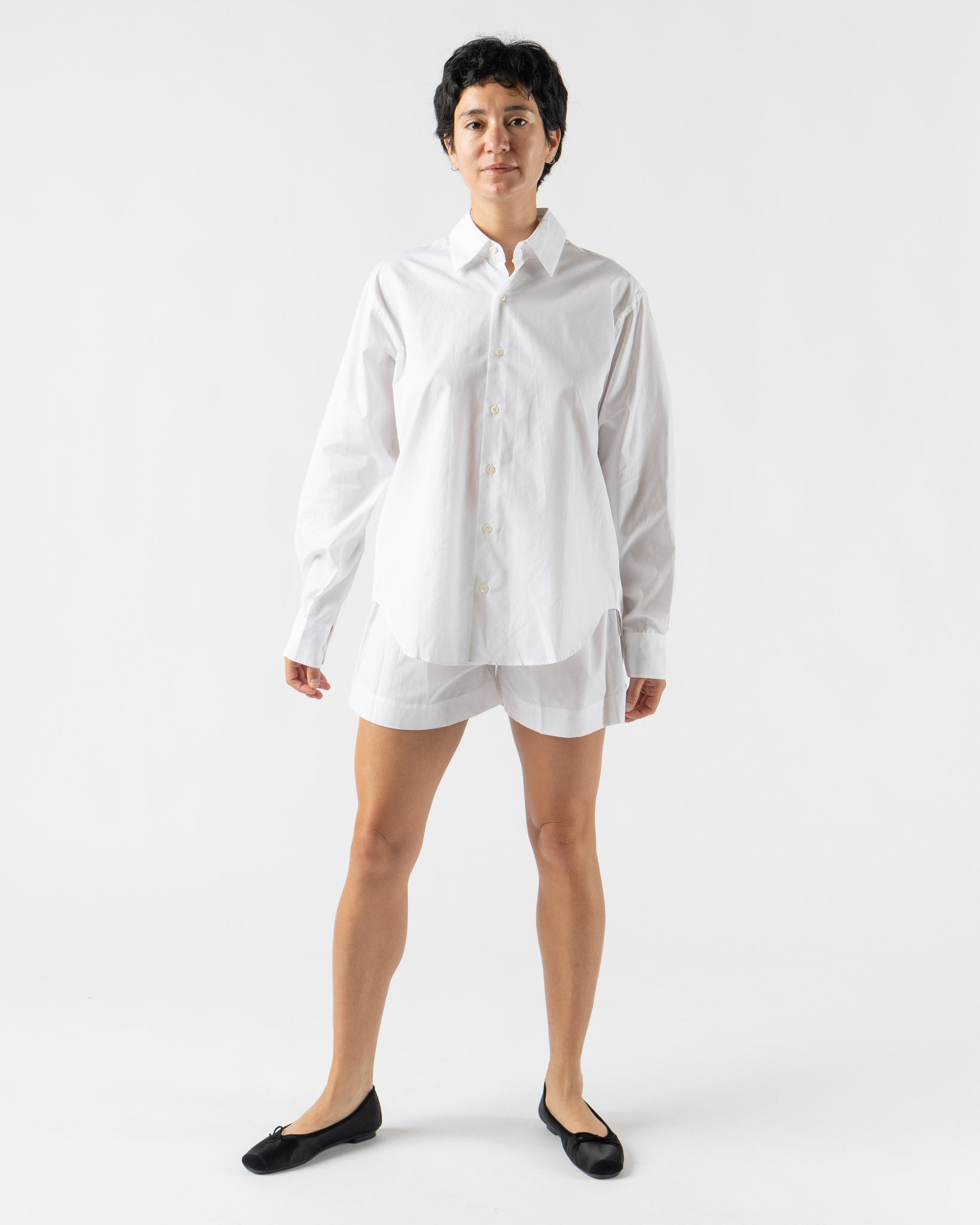 Comme Si La Boxer Classica in White
