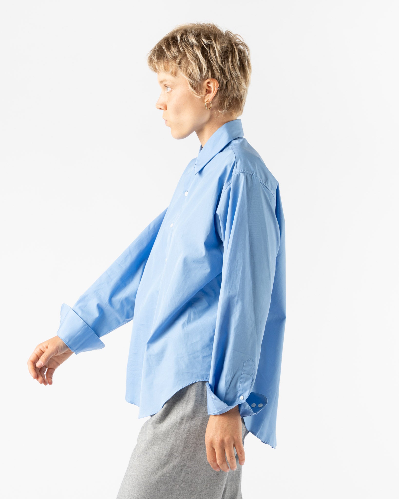 Comme Si La Shirt Classica in Grecian Blue