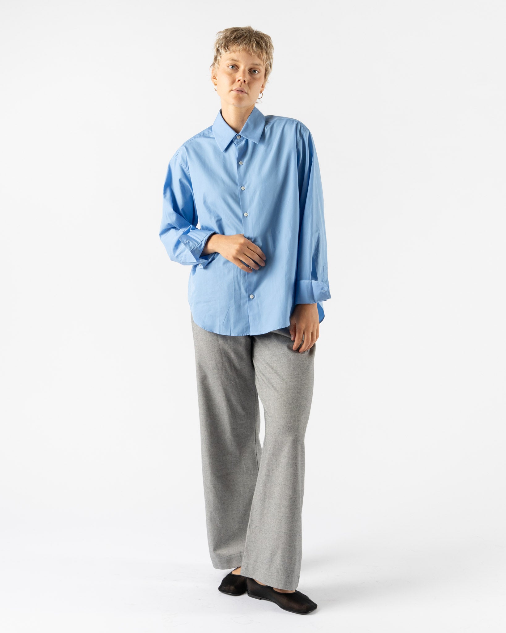 Comme Si La Shirt Classica in Grecian Blue