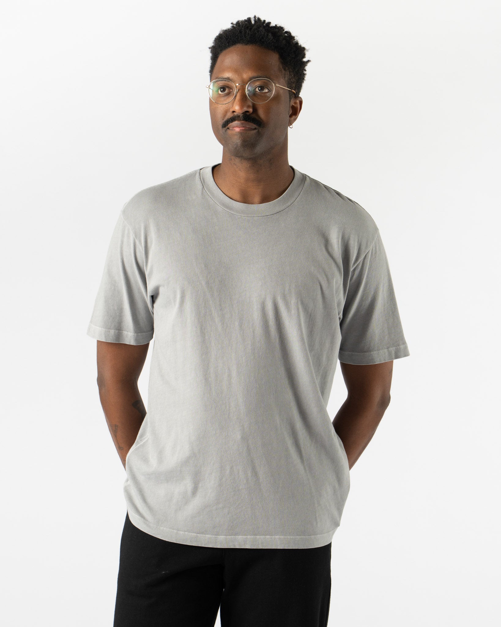 Lady White Co. LW141 Athens T-Shirt in Pigment Chalk