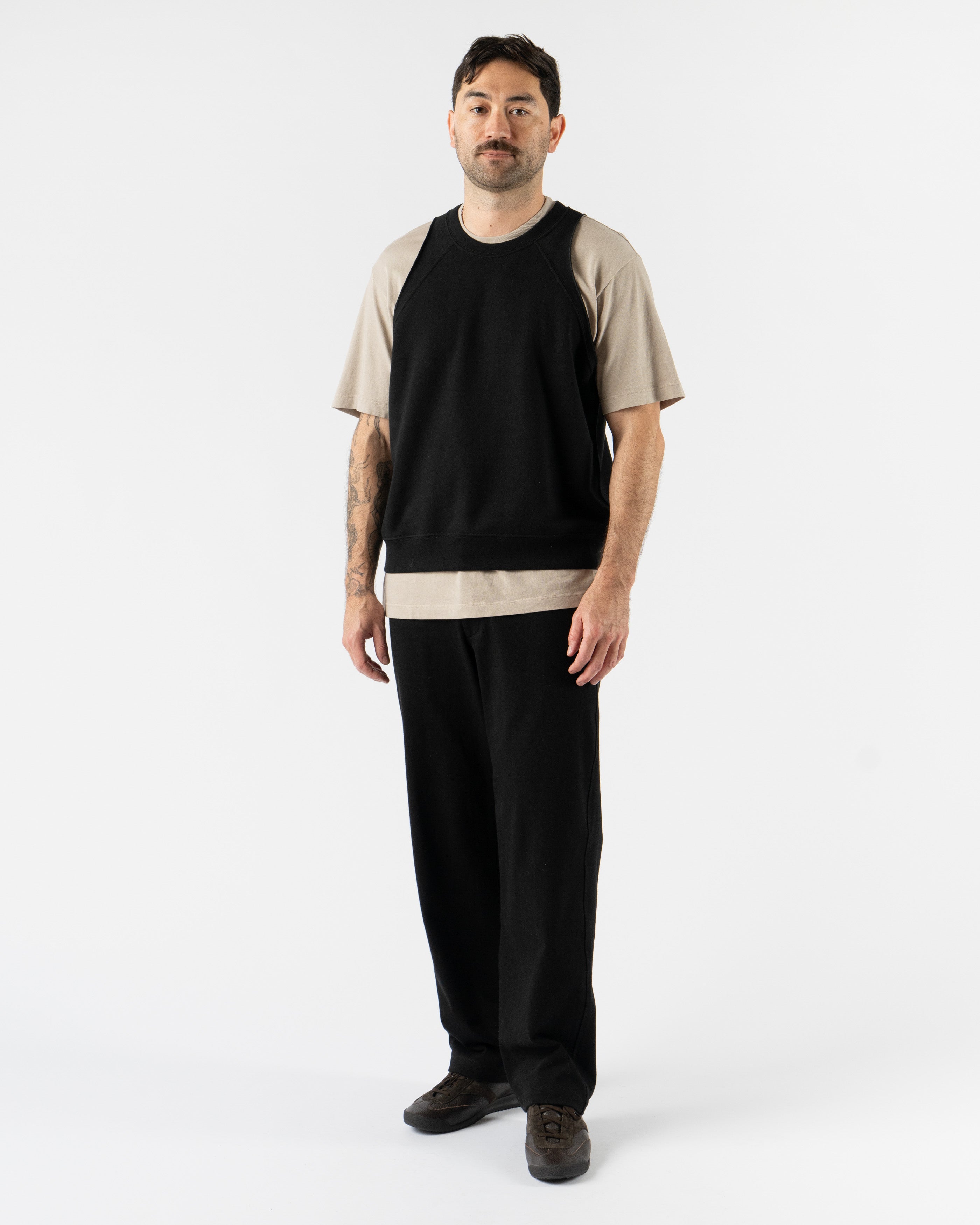 Lady White Co. LW602 Cut Off Raglan Sweatshirt in Black