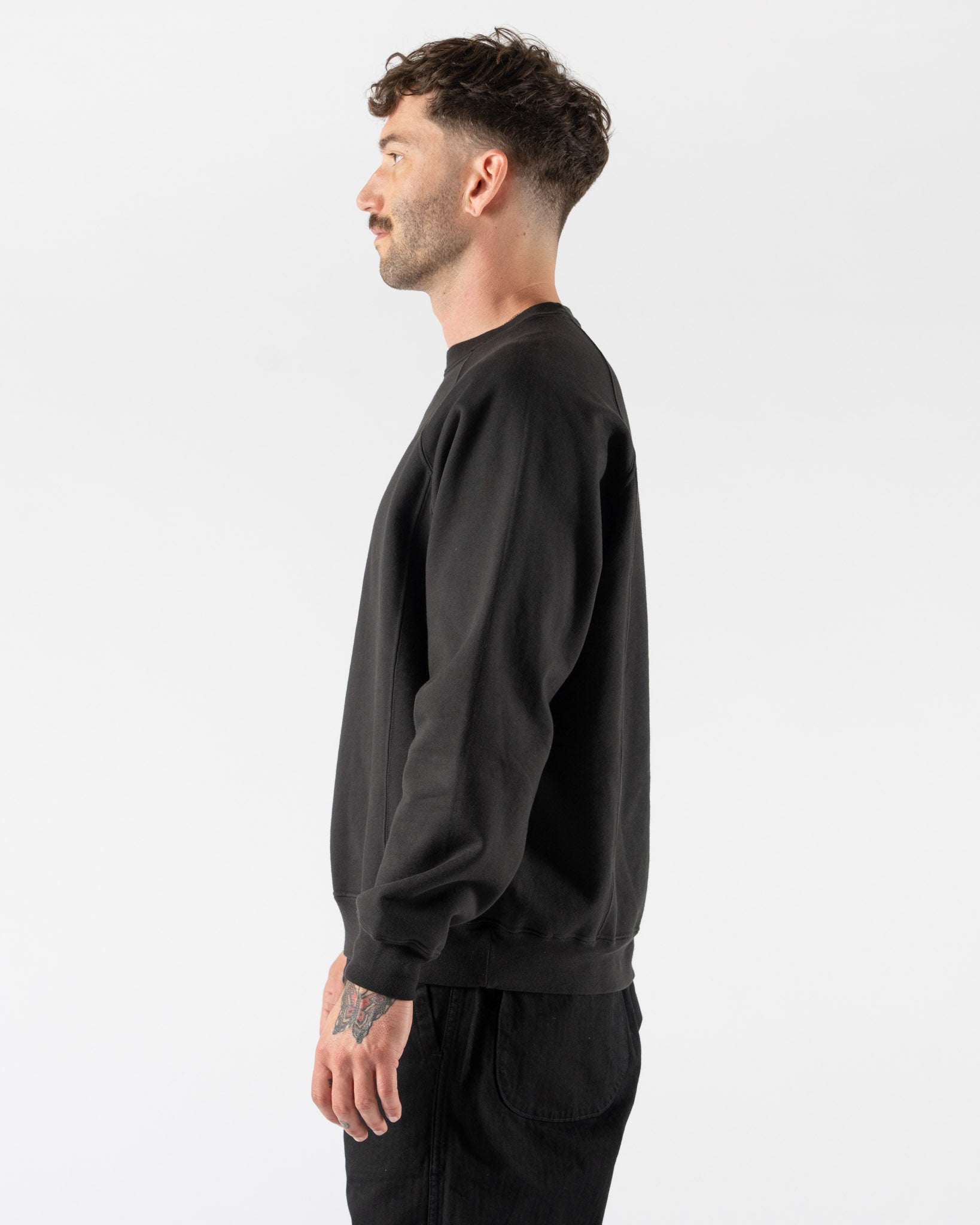 Lady White Co. LW620 Heavy Gusset Crewneck in Shadow
