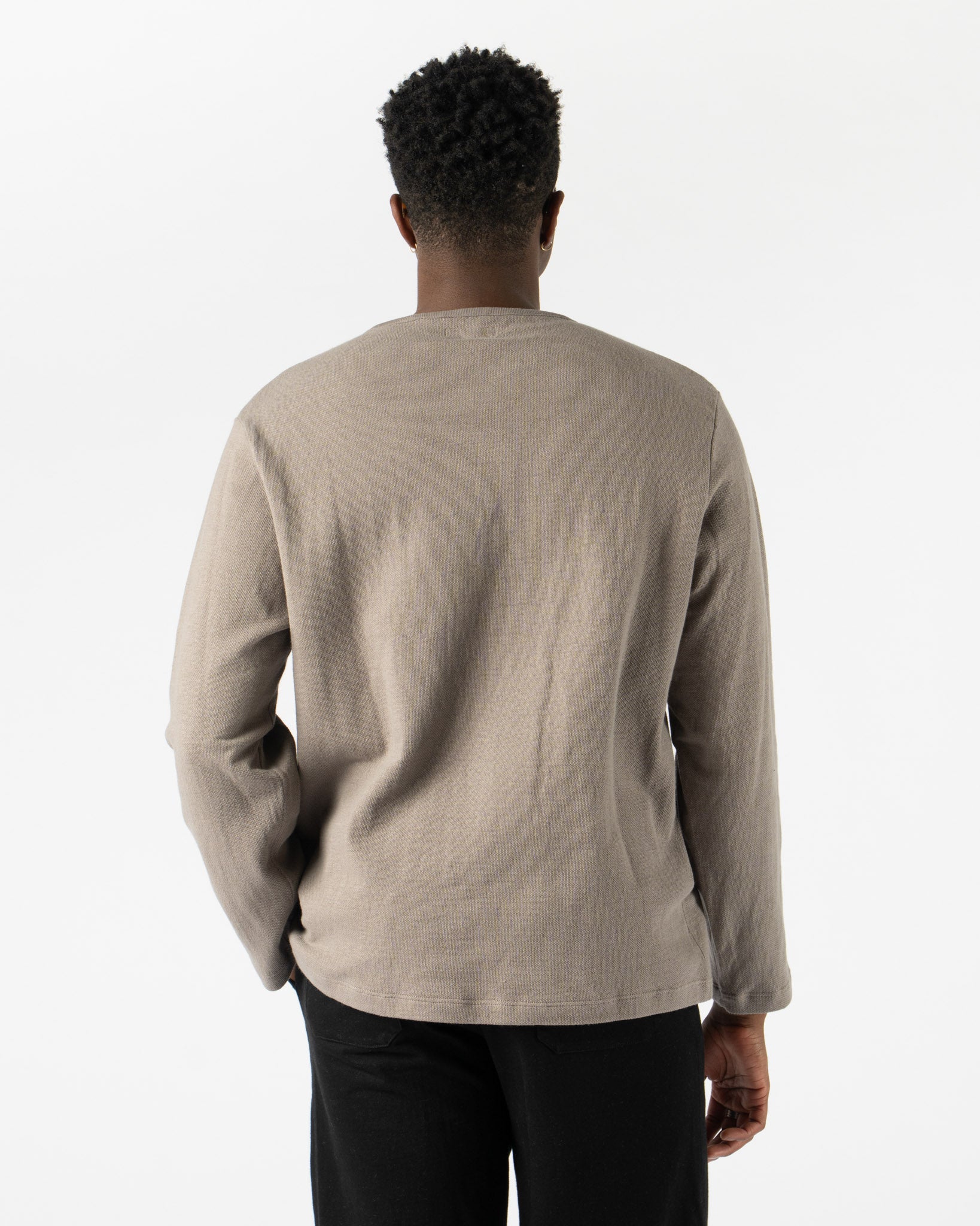 Lady White Co. LW777CL Double Knit Sweater in Anvil Grey