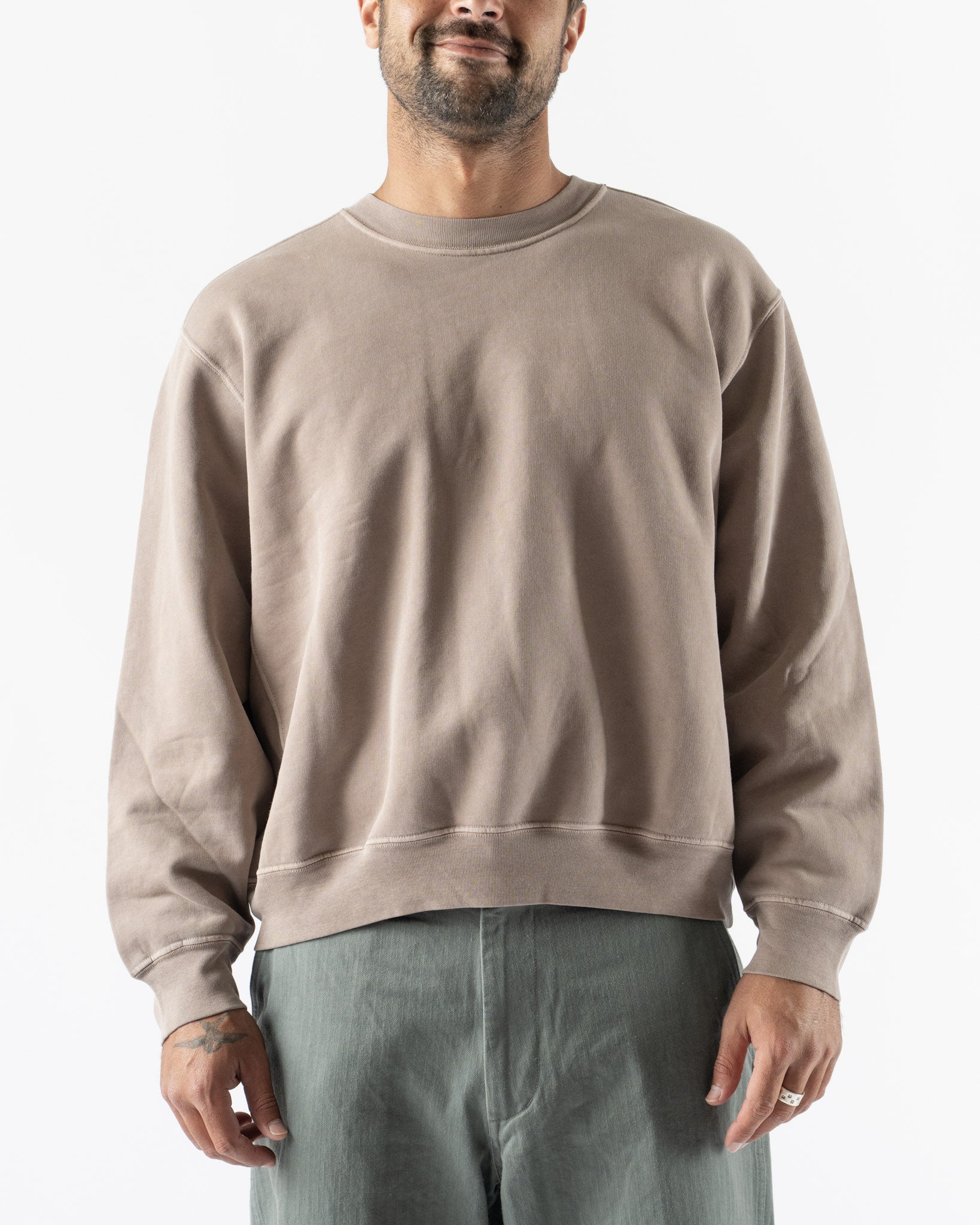 Lady White Co. Mini Crewneck in Pigment Elm