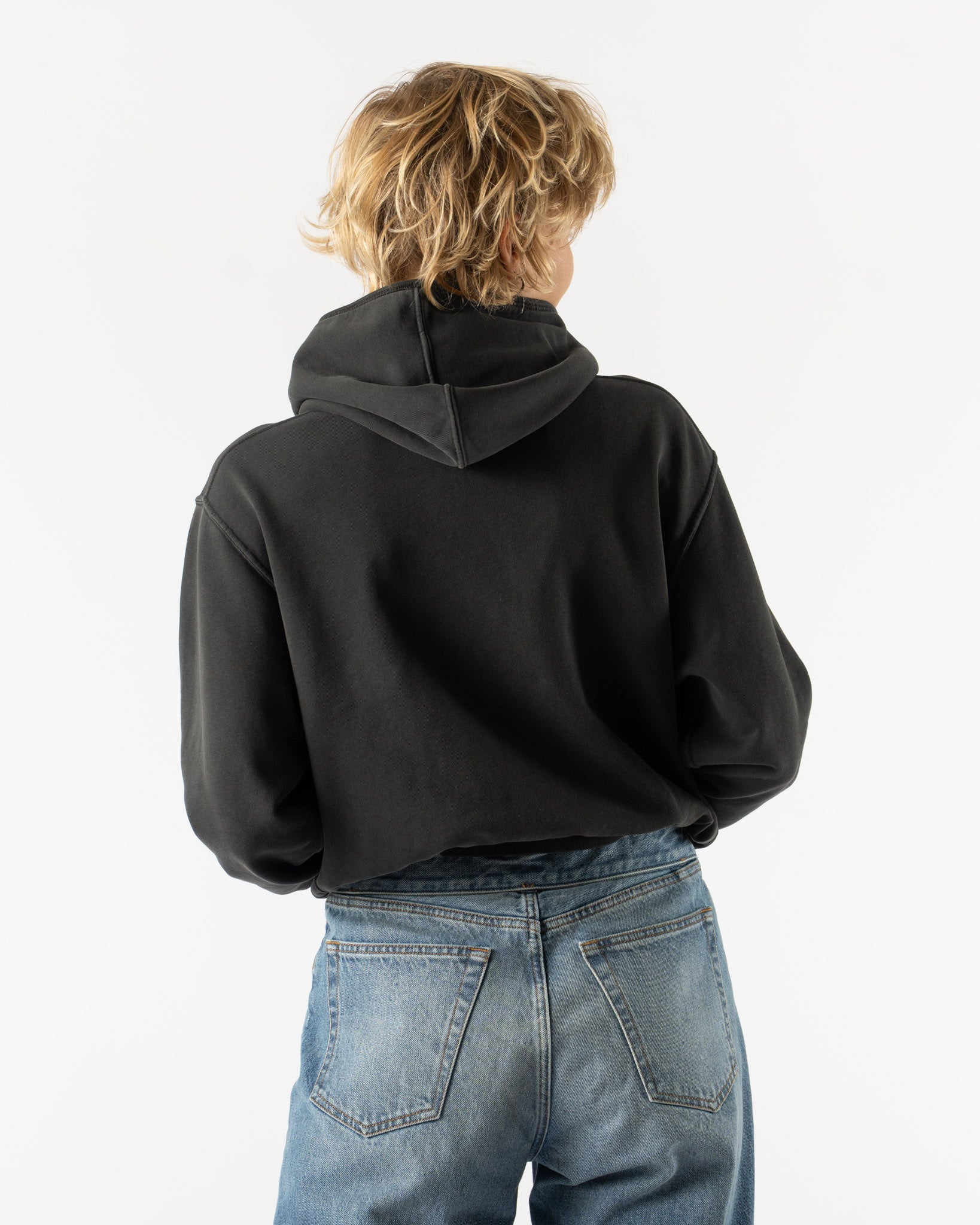 Lady White Co. Mini Hoodie in Pigment Charcoal