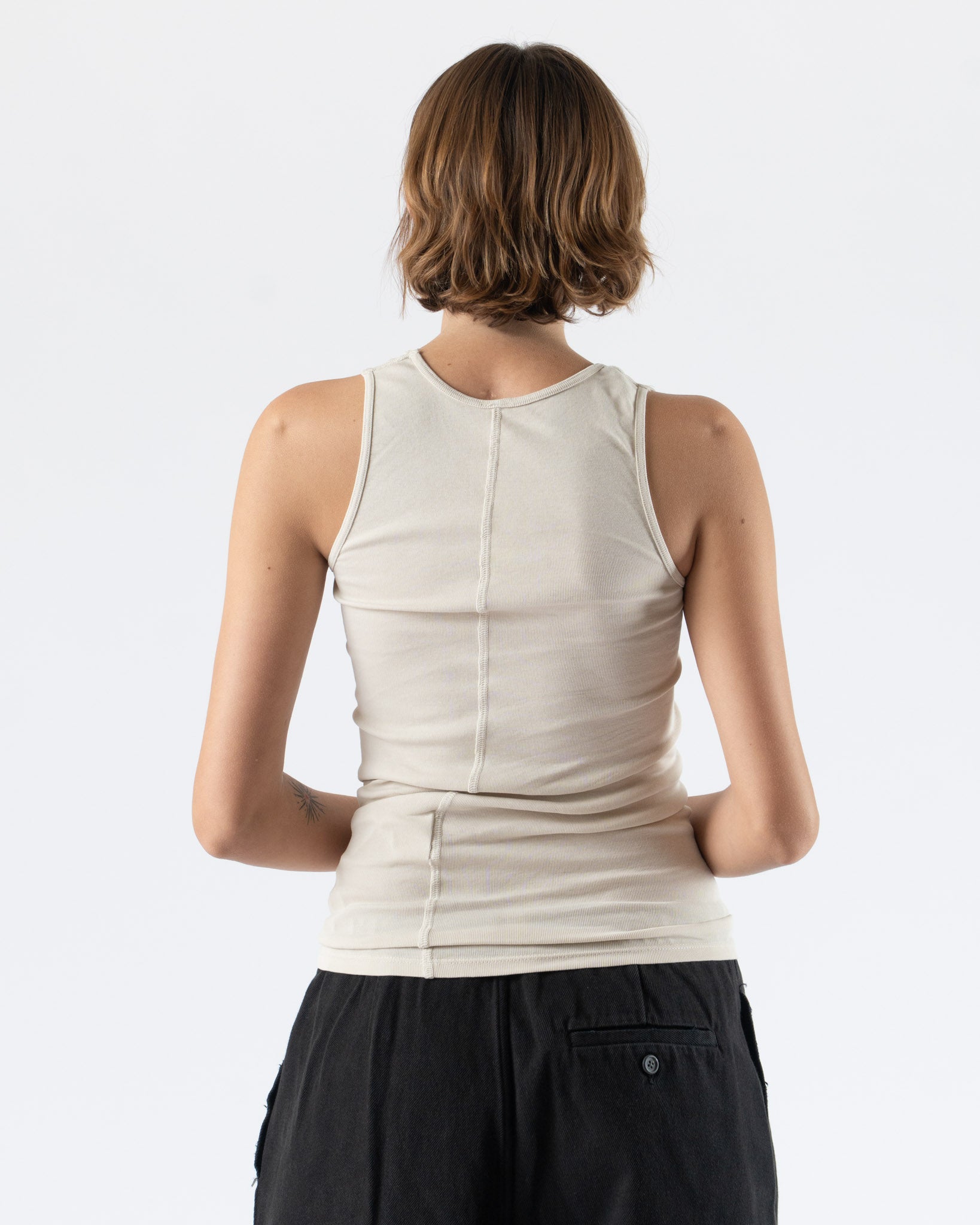 Lauren Manoogian Rib Tank in Greige