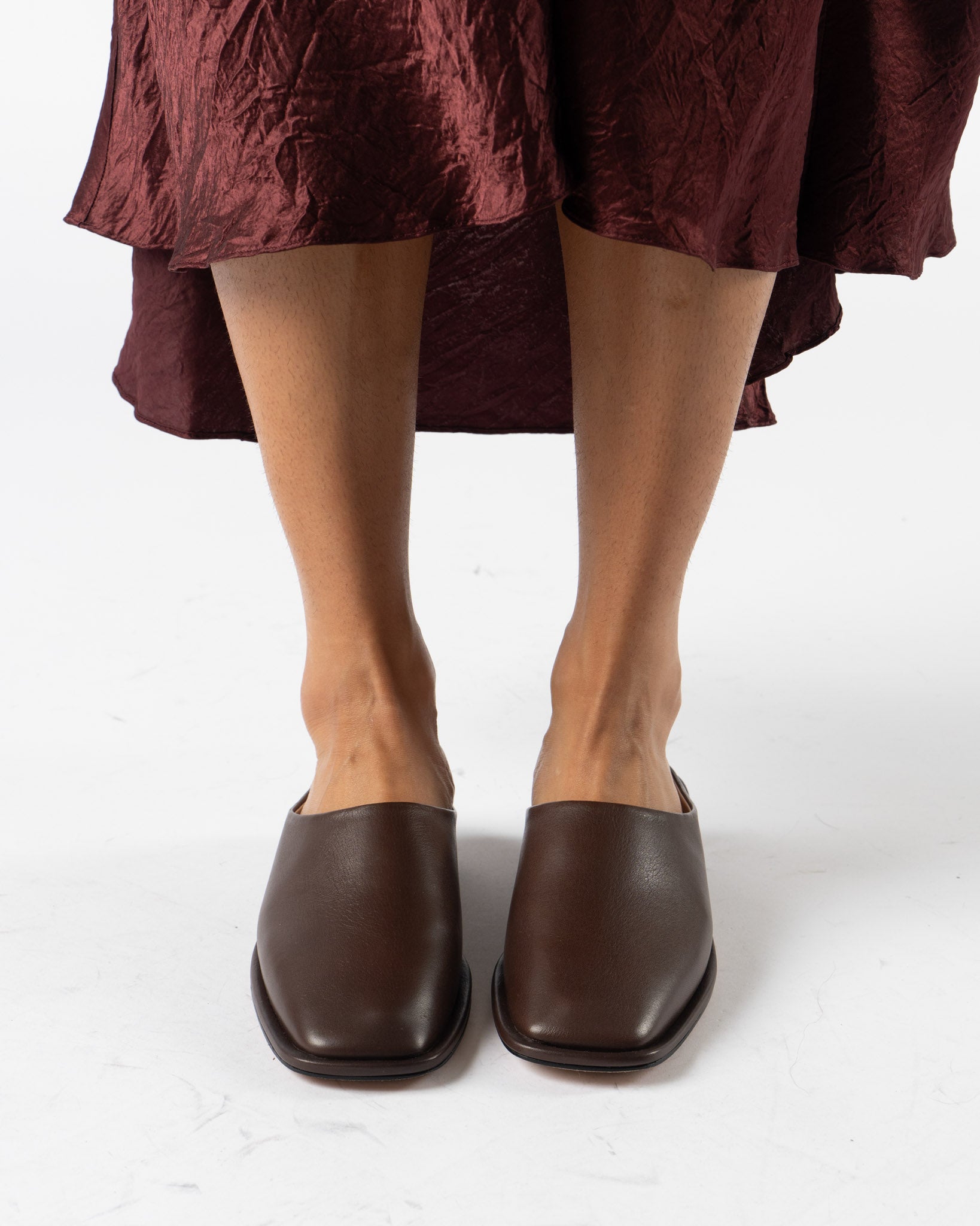 Lauren Manoogian Square Mule in Saddle