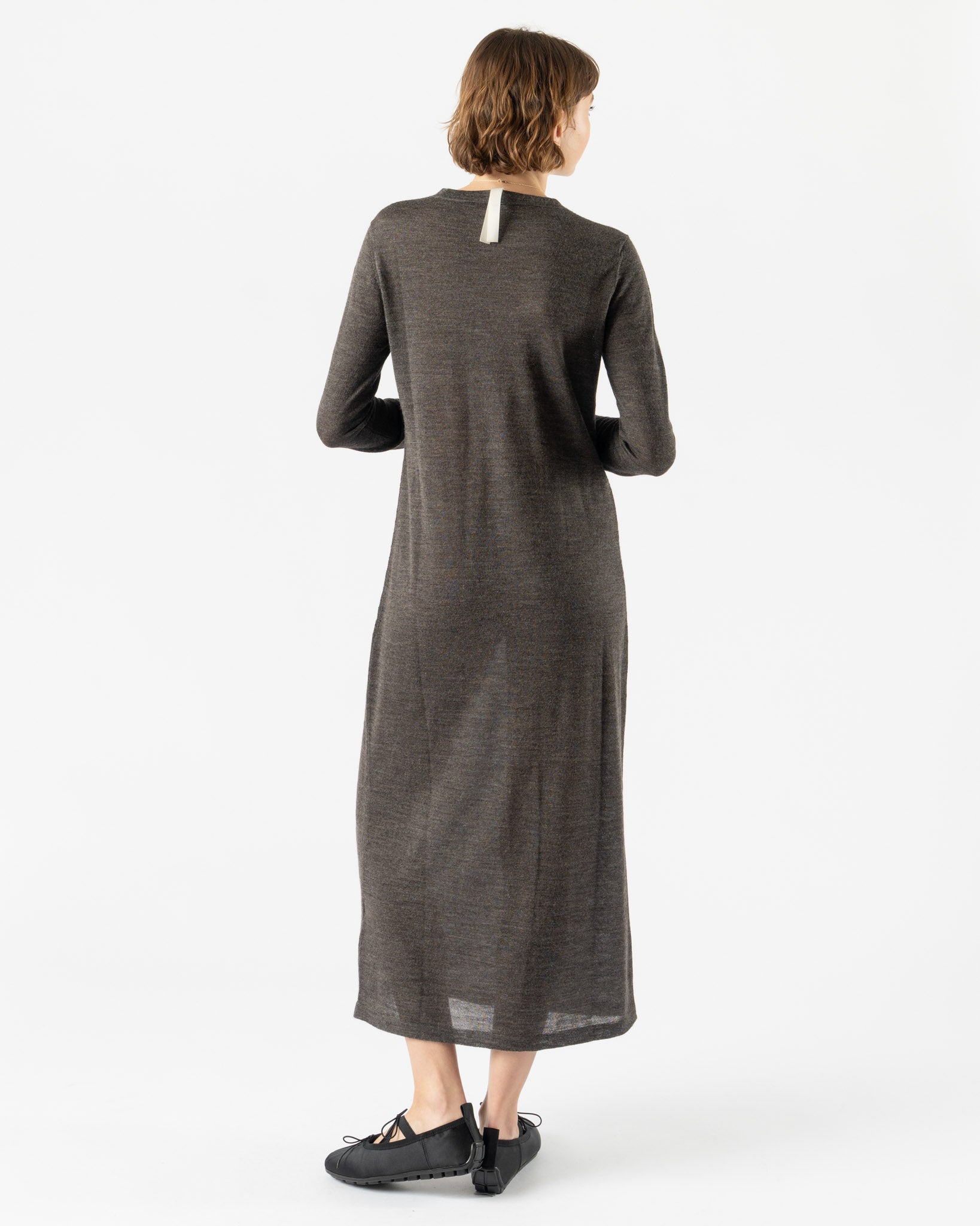 Lauren Manoogian Super Fine Dress in Blackened