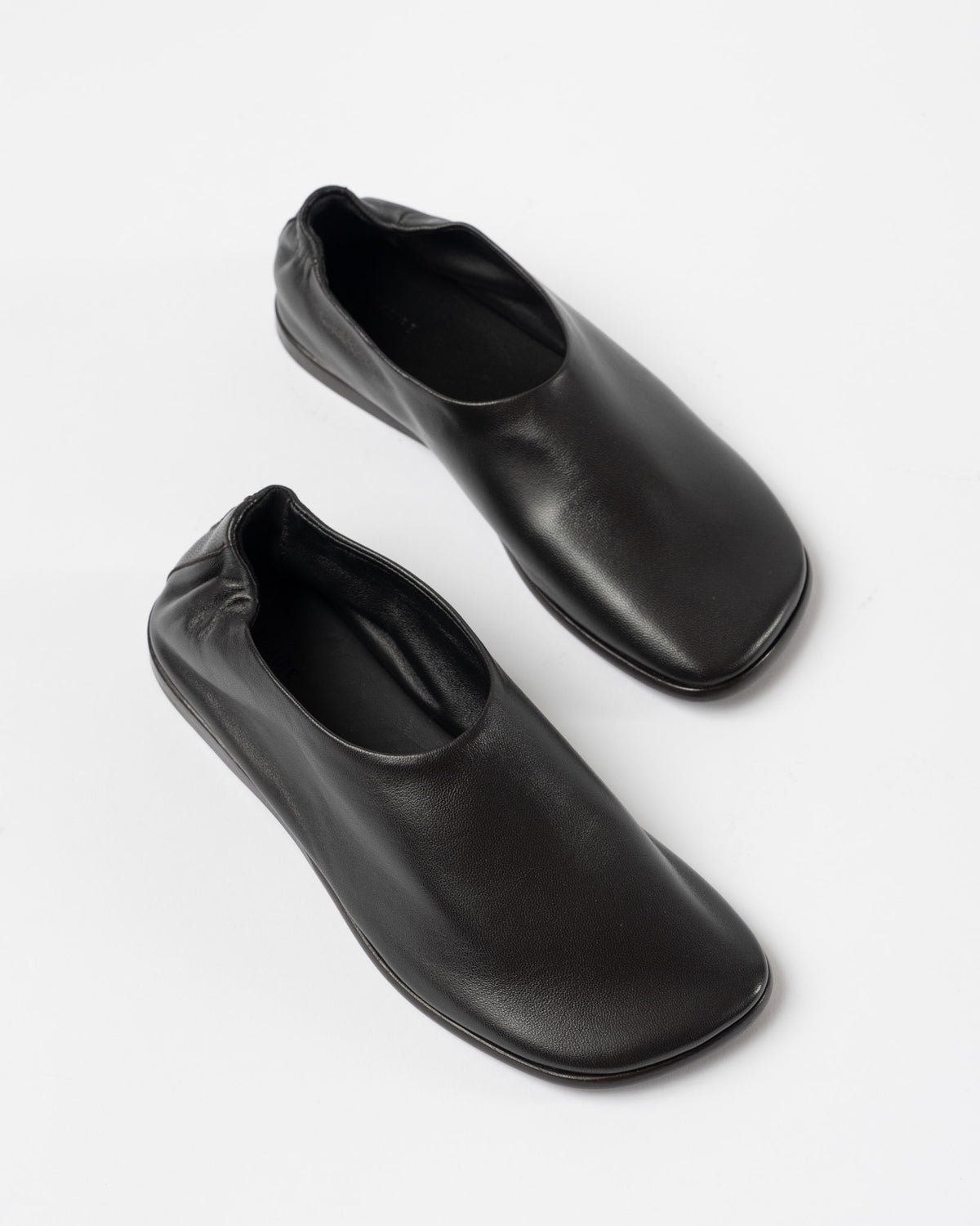 Lemaire Glove Slip On Shoe in Dark Chocolate