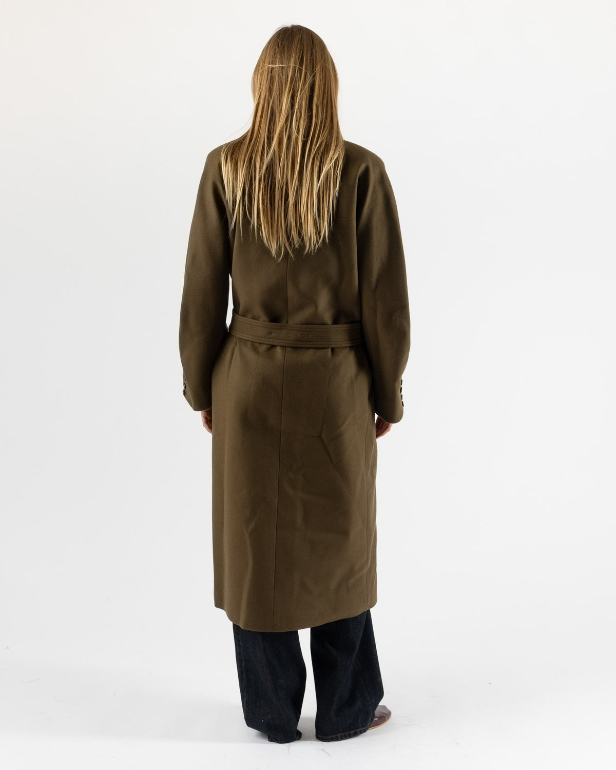 Lemaire Wrap Coat in Thyme