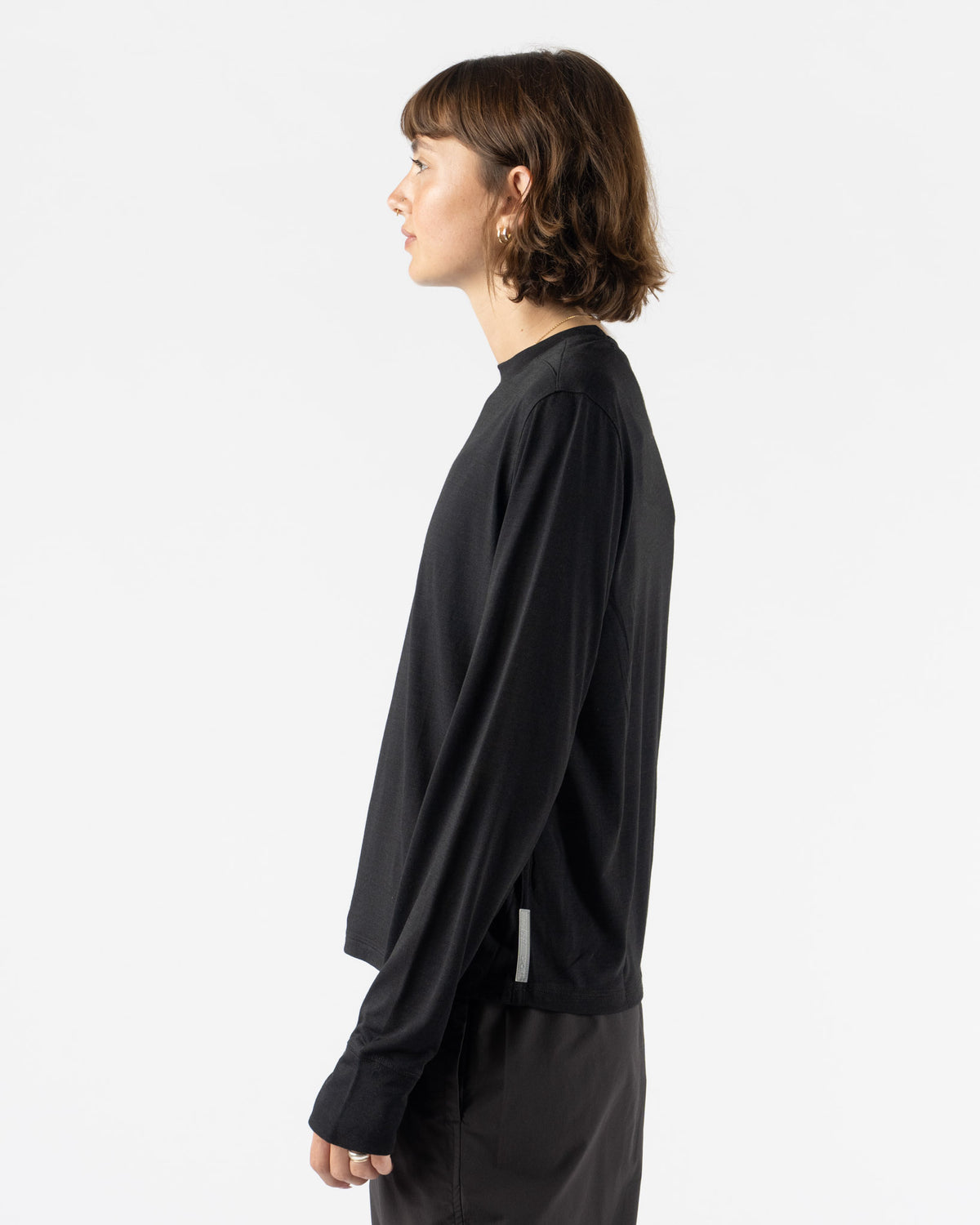 Literary Sport Joy Longsleeve T-Shirt in Washed Black