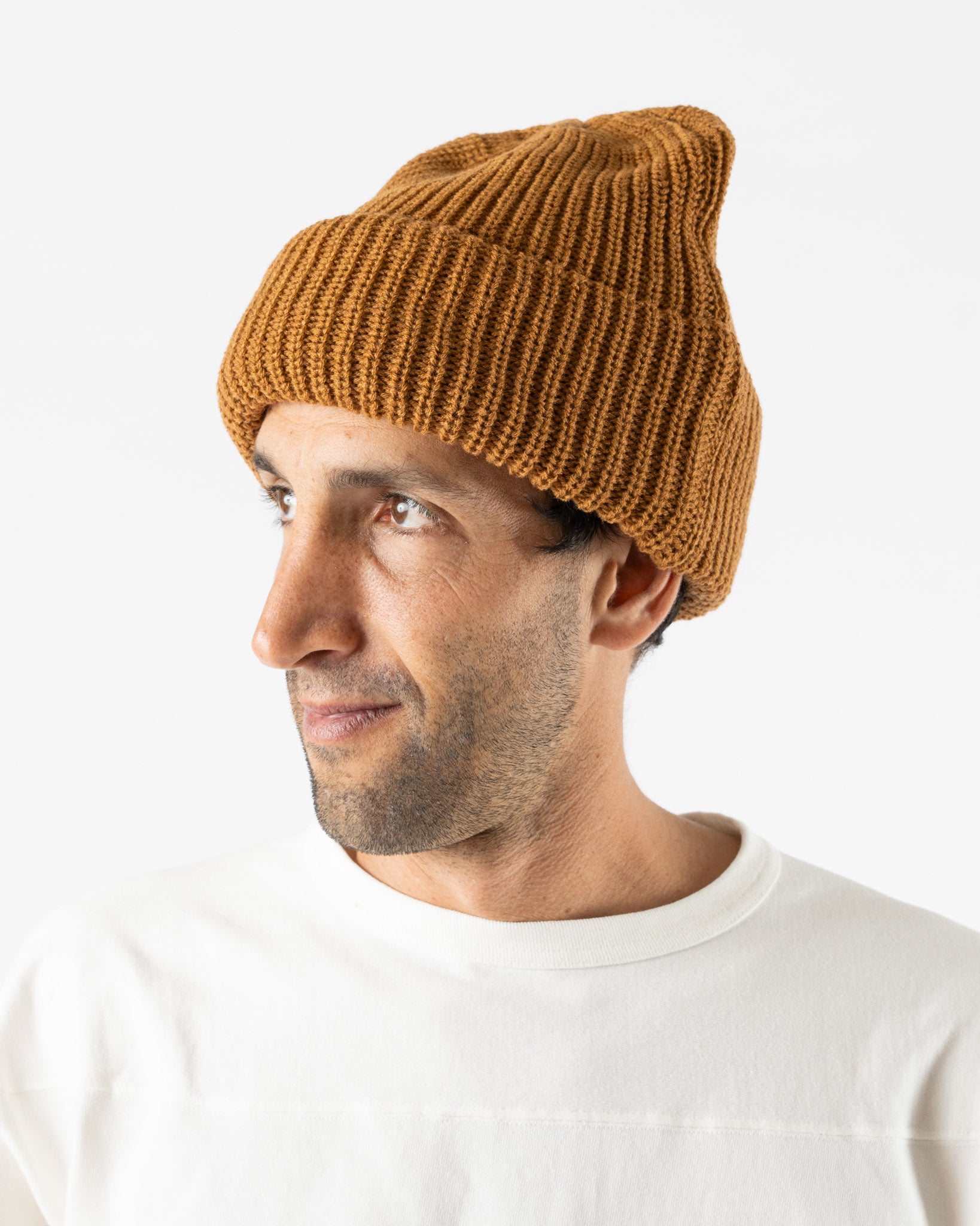 ROTOTO 5075 Cozy Chunkie Beanie in Light Brown