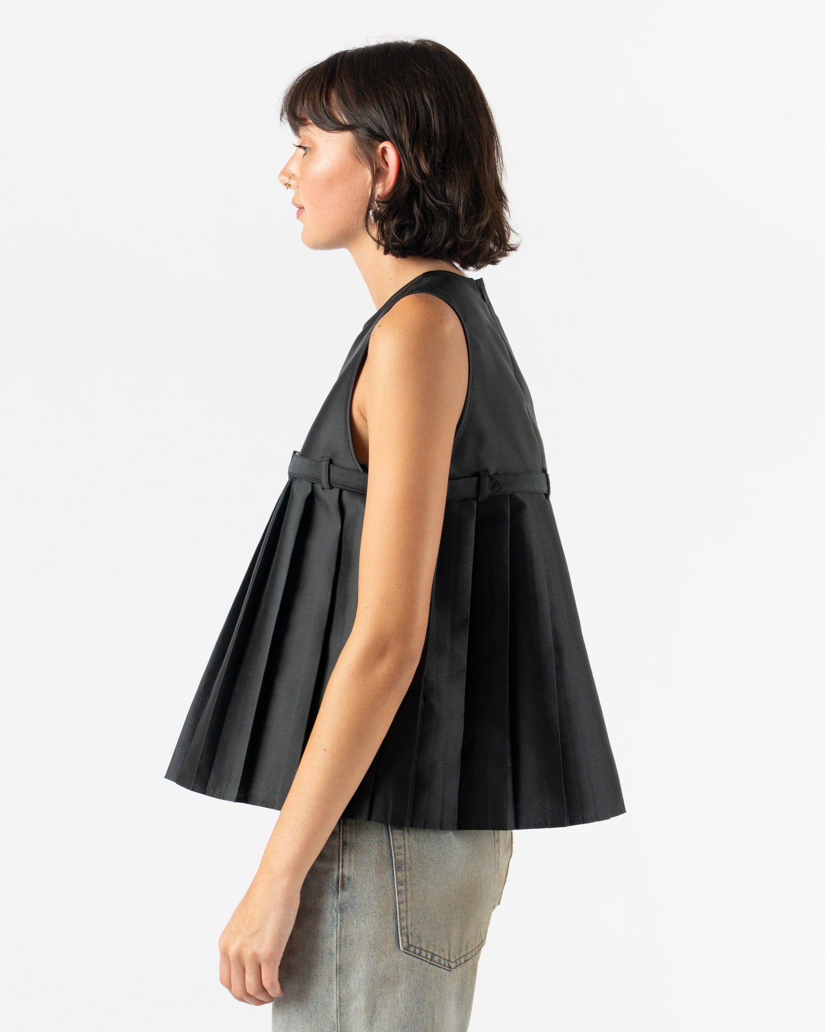 MM6 Maison Margiela Mikado Top in Black