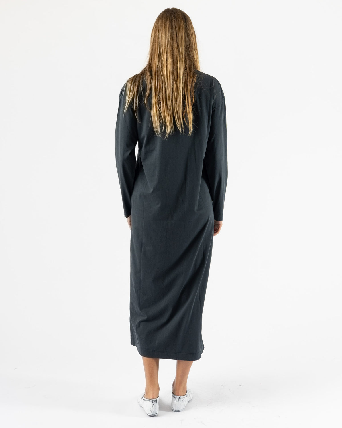 Magniberg Full Long Sleeve Dress in Washed Black