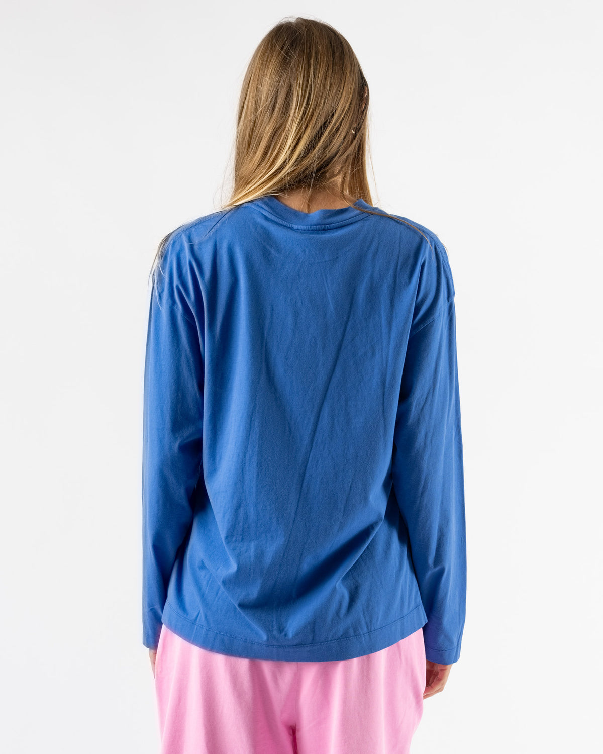 Magniberg Full Long Sleeve T-Shirt in Washed Bright Blue
