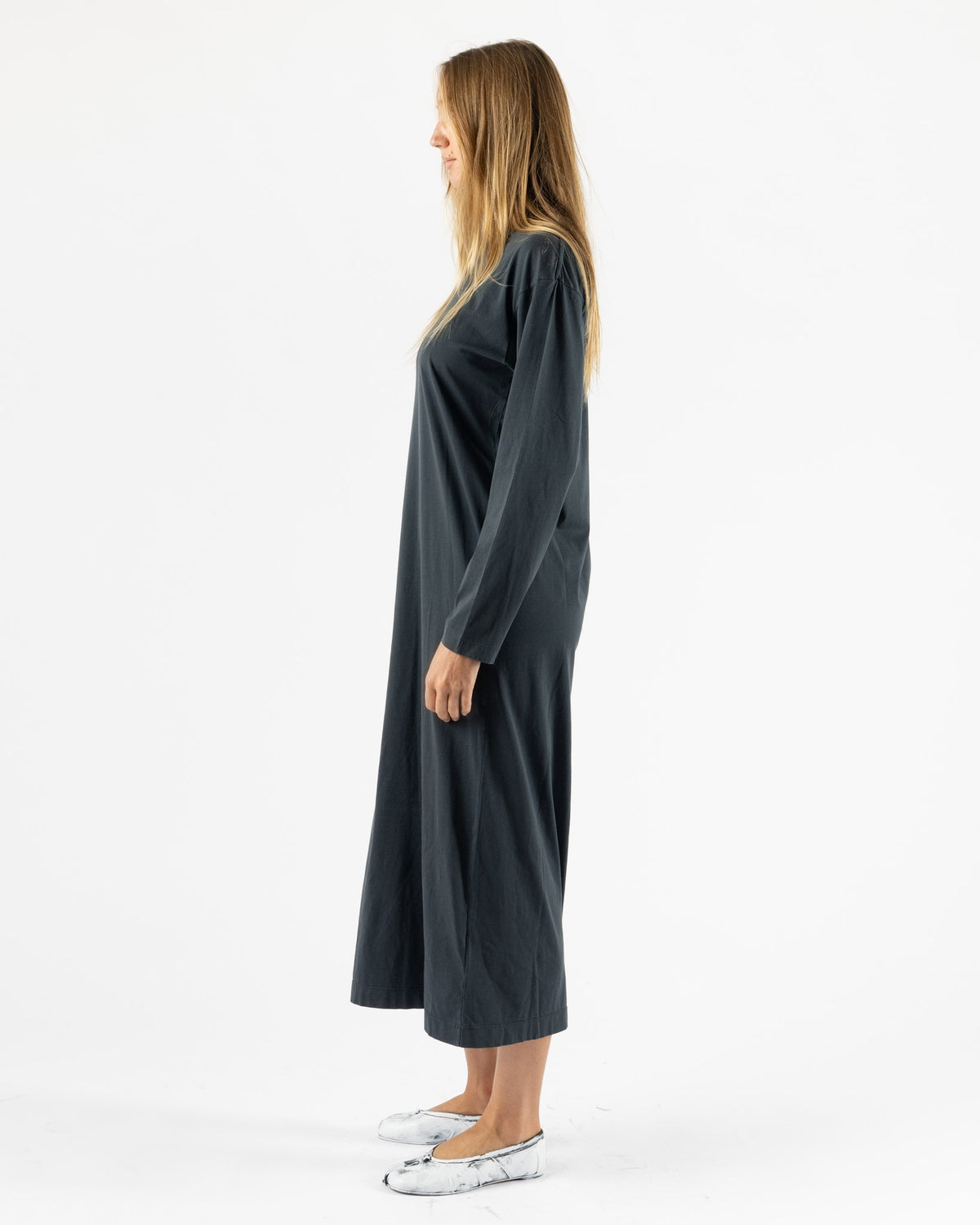 Magniberg Full Long Sleeve Dress in Washed Black