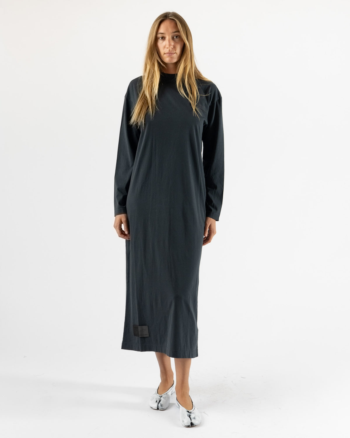 Magniberg Full Long Sleeve Dress in Washed Black